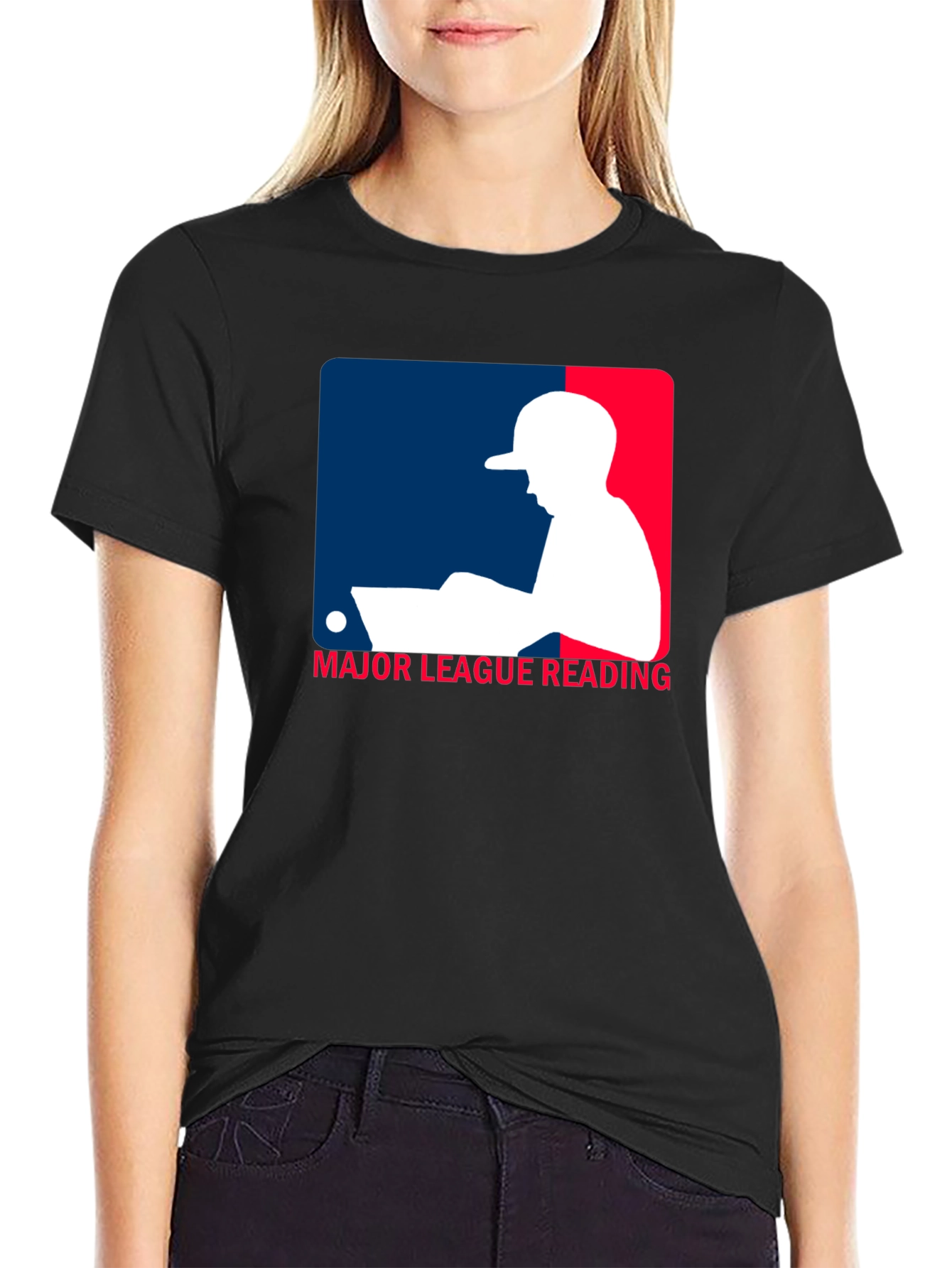 Major League Reading Black T-Shirt