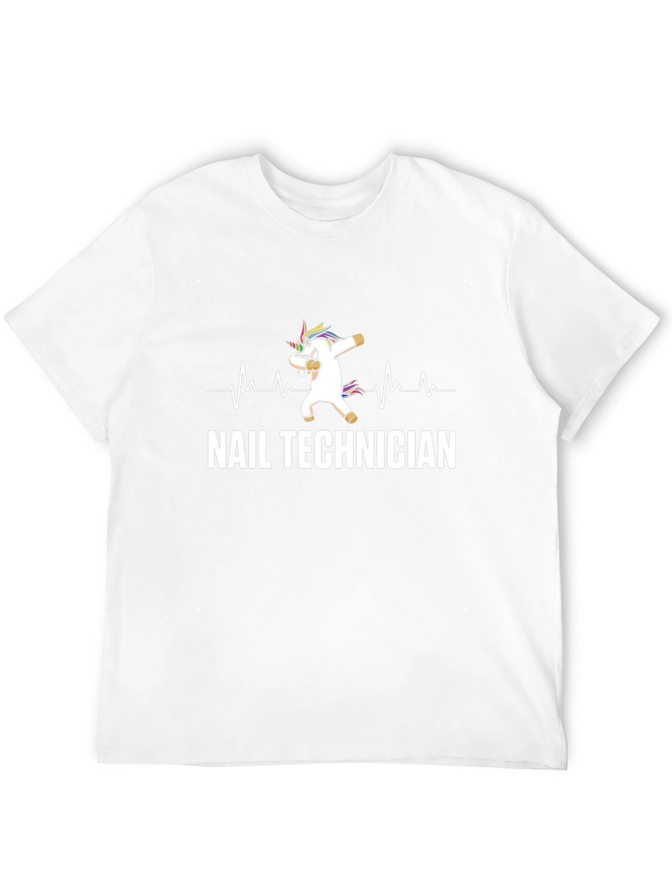 Nail Technician Unicorn Dabbing T-Shirt