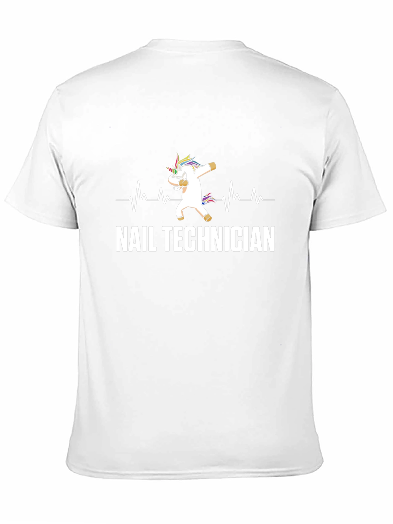 Nail Technician Unicorn Dabbing T-Shirt
