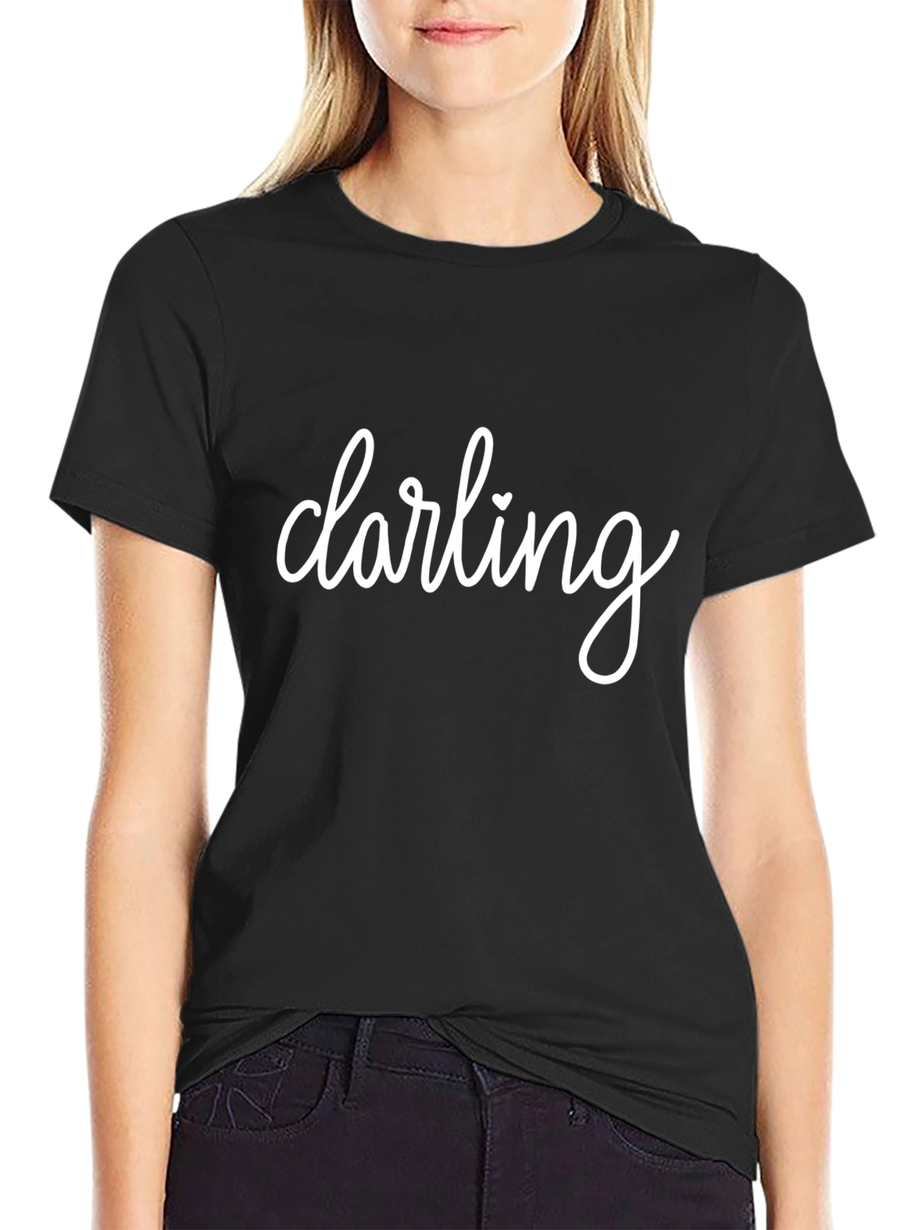 Darling Graphic Tee - Soft Cotton Casual T-Shirt