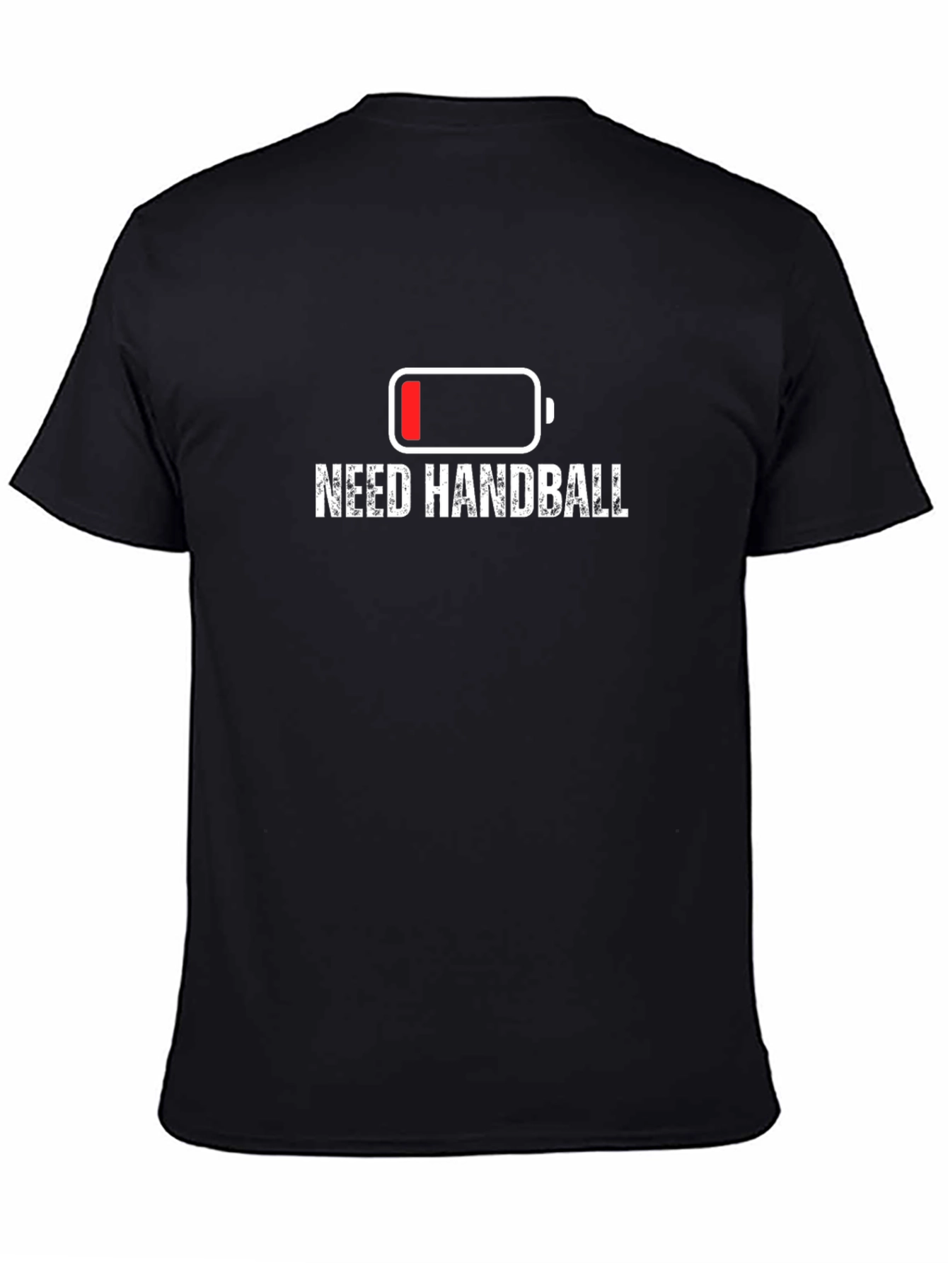 Need Handball T-Shirt Funny Low Battery Design