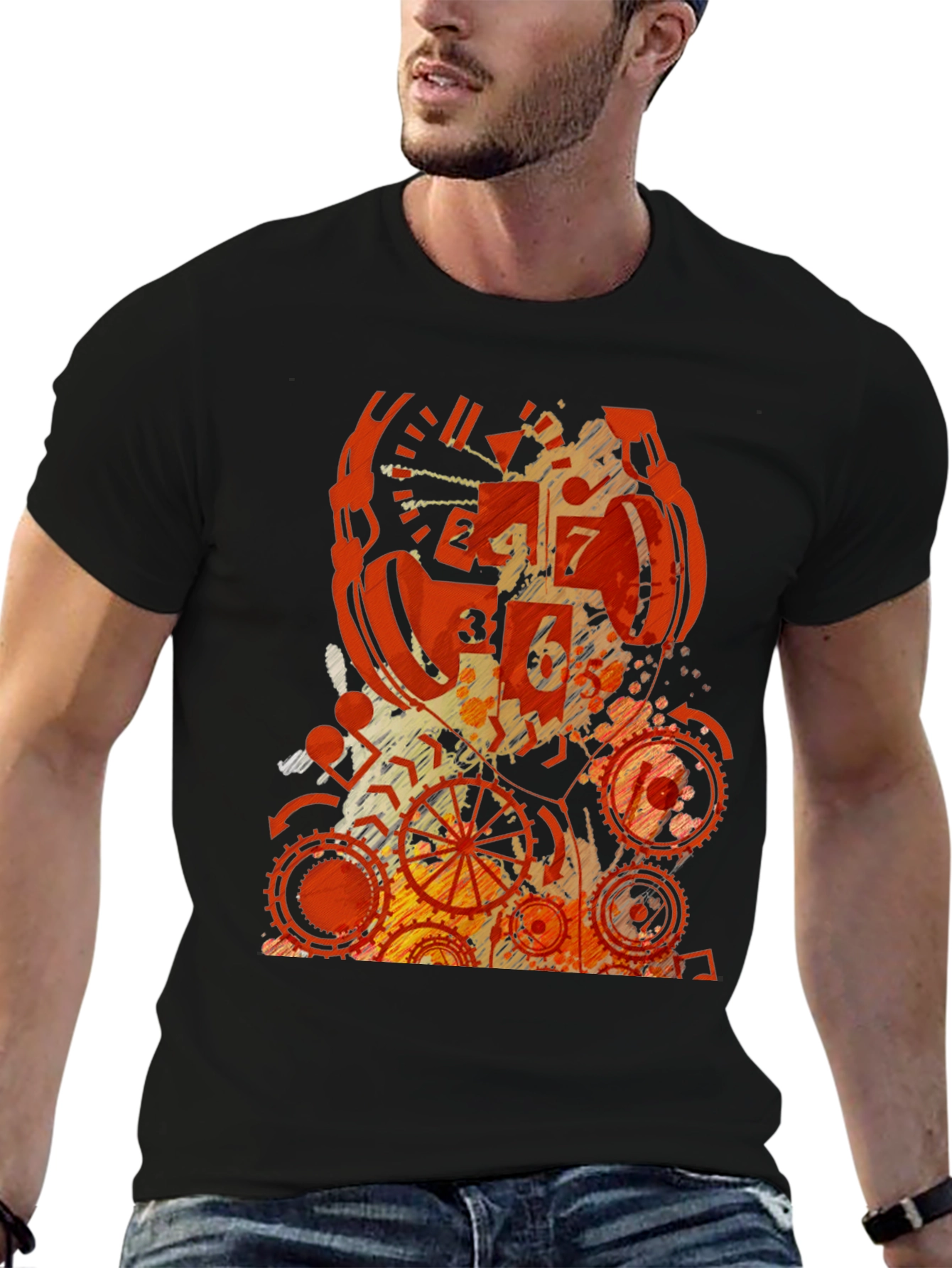 Gearhead Style Black T-Shirt