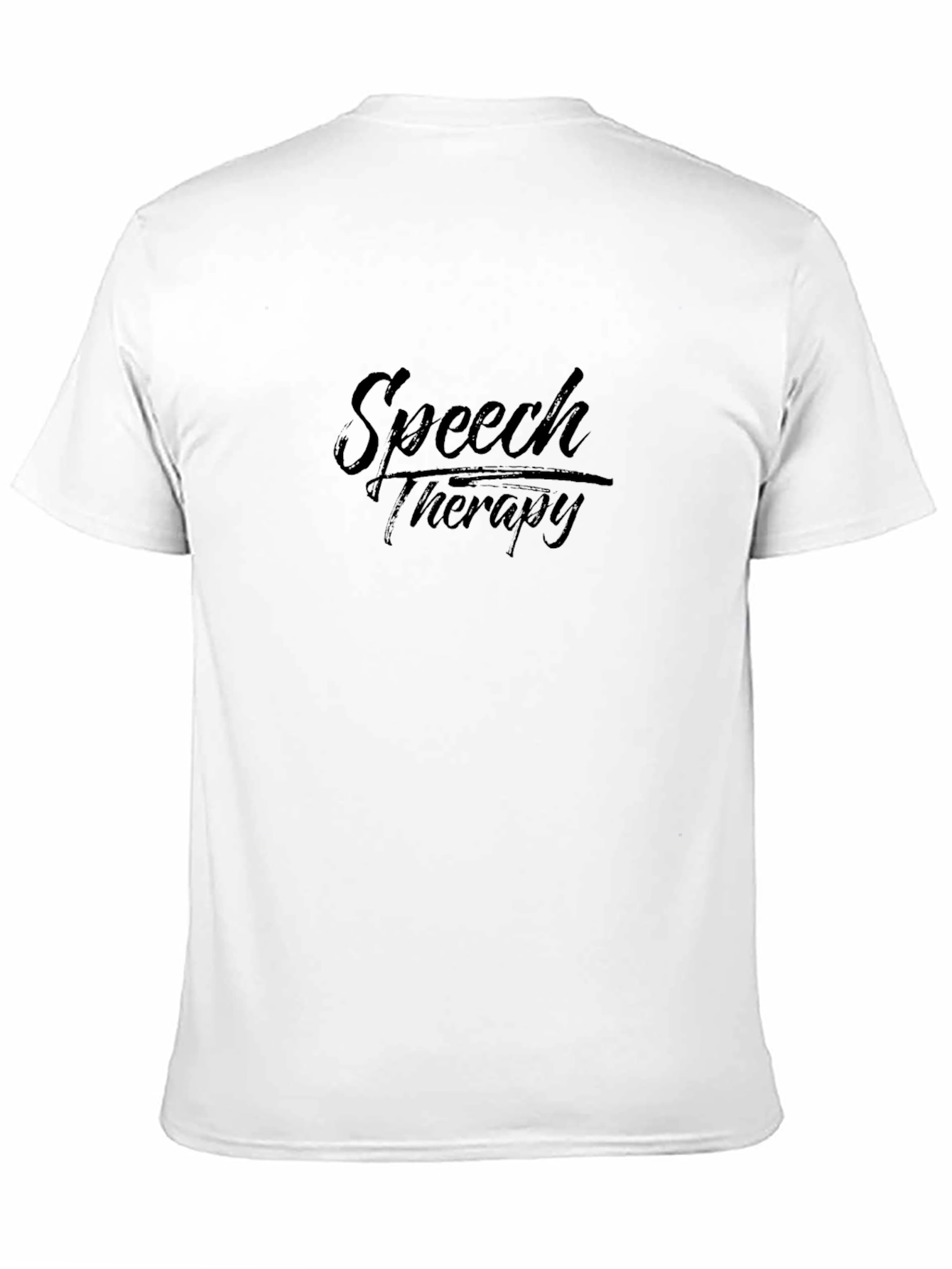 Speech Therapy T-Shirt - Black Comfortable Fit