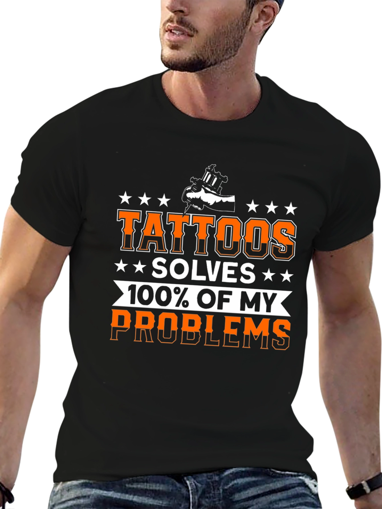 Tattoos Solve My Problems Graphic T-Shirt