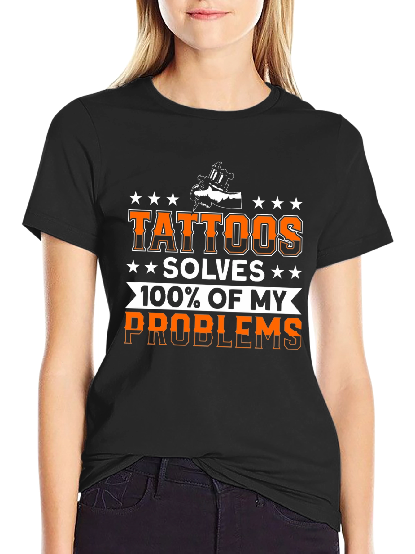 Tattoos Solve My Problems Graphic T-Shirt