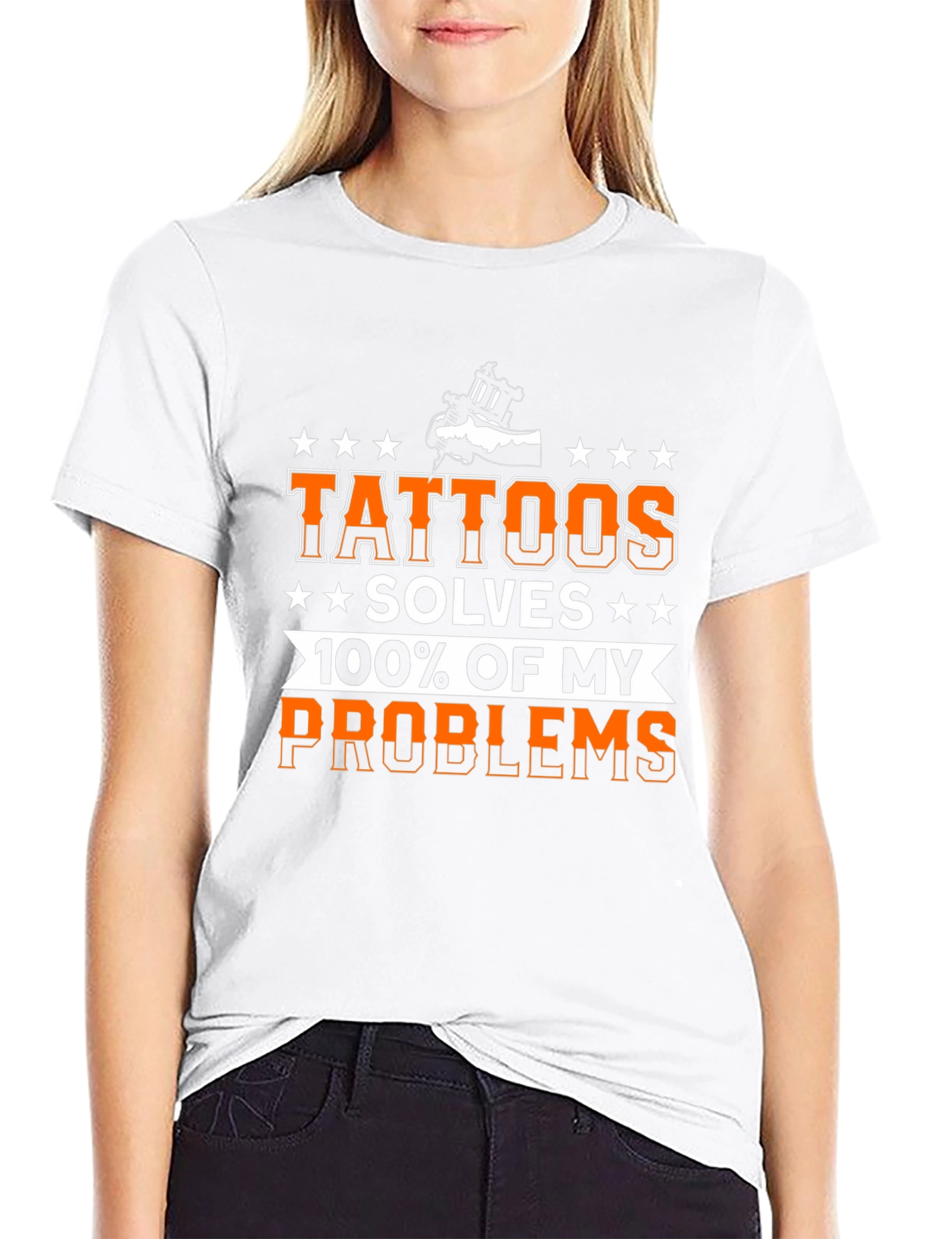 Tattoos Solve My Problems Graphic T-Shirt