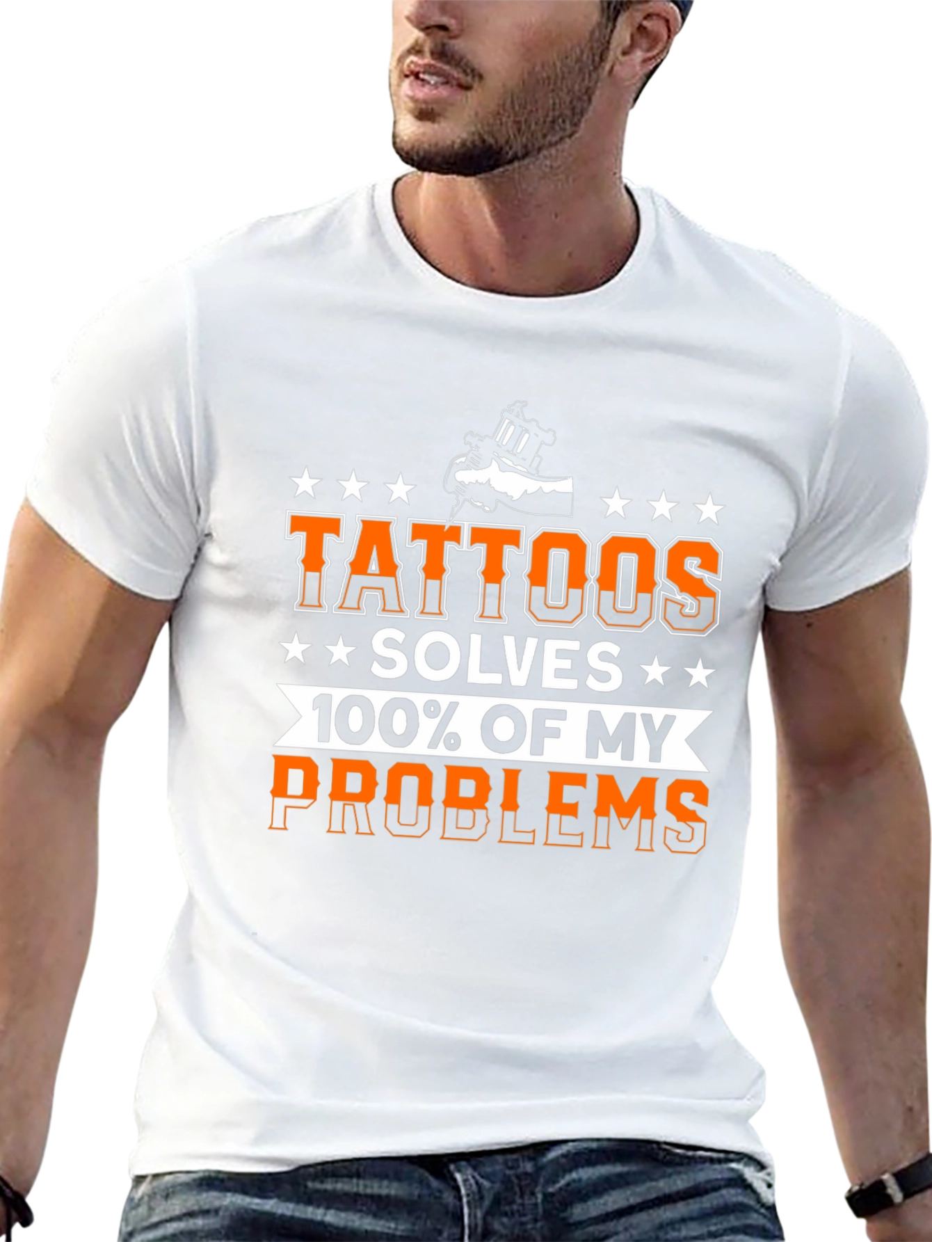 Tattoos Solve My Problems Graphic T-Shirt