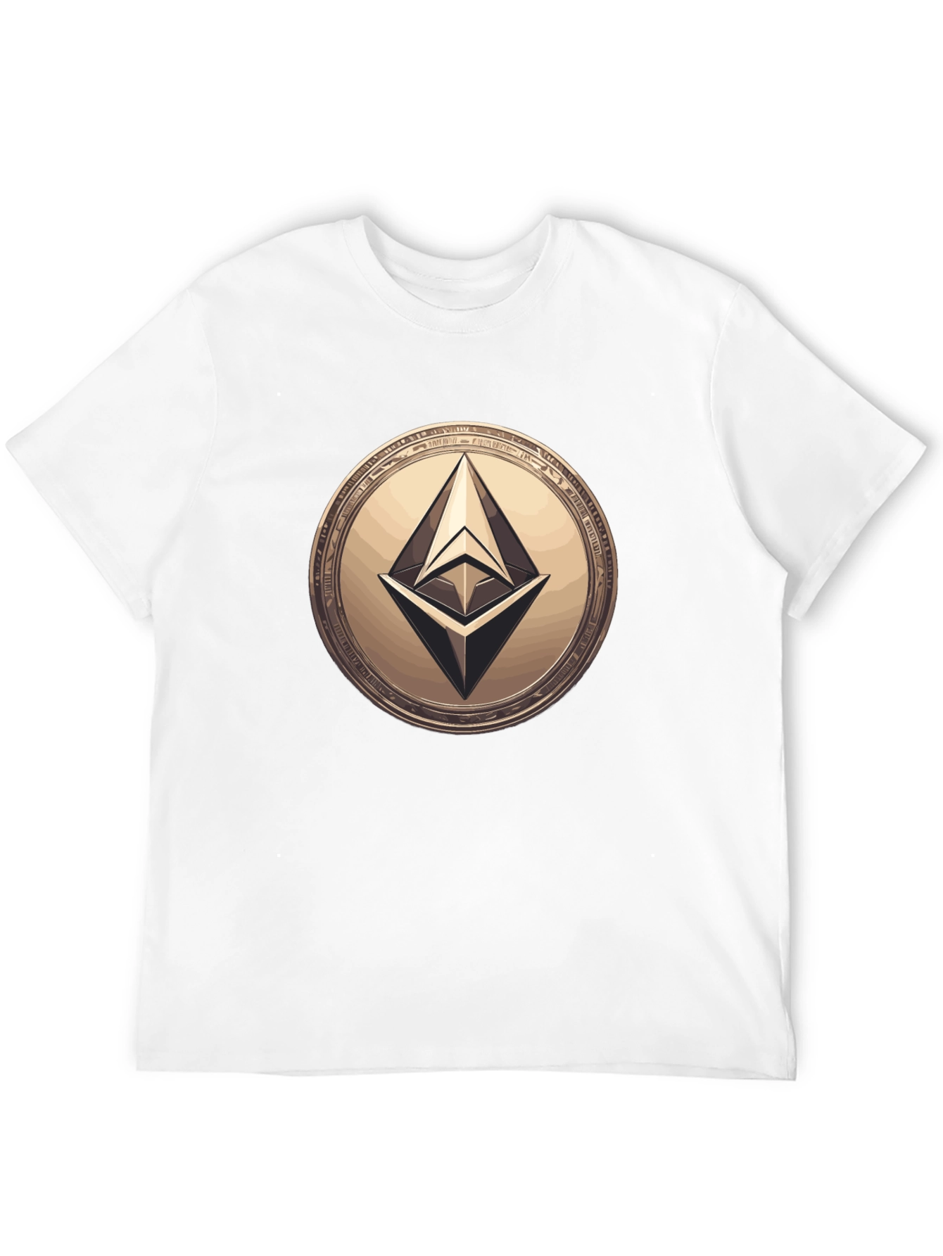 Ethereum Coin Black T-Shirt Crypto Fashion Tee