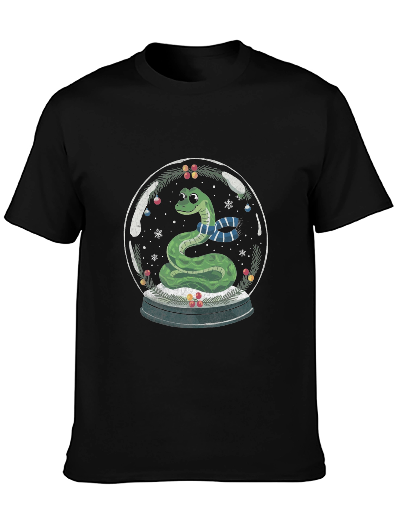 Snake in Snow Globe Graphic Tee