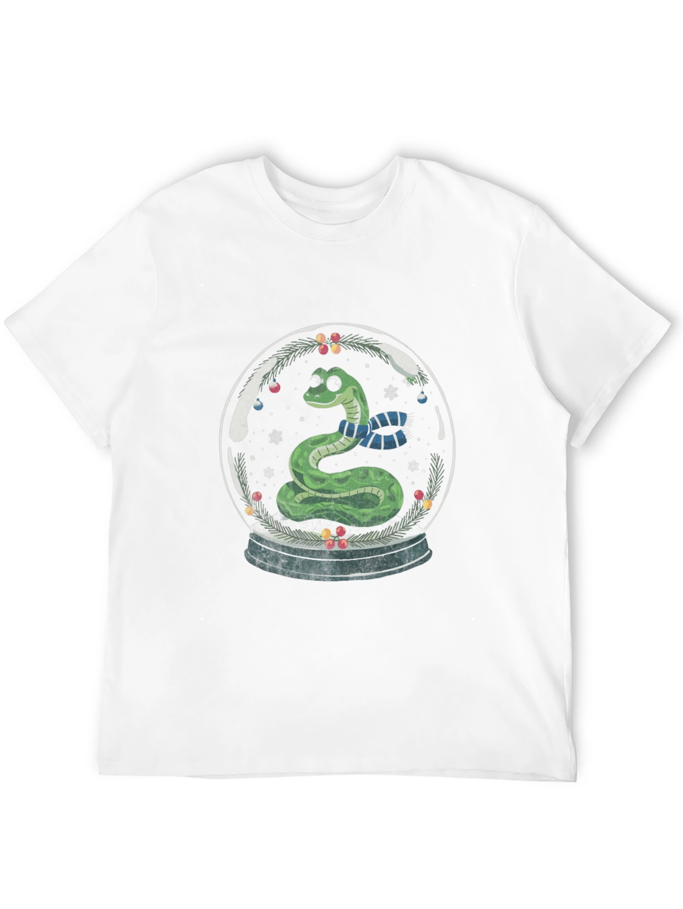 Snake in Snow Globe Graphic Tee