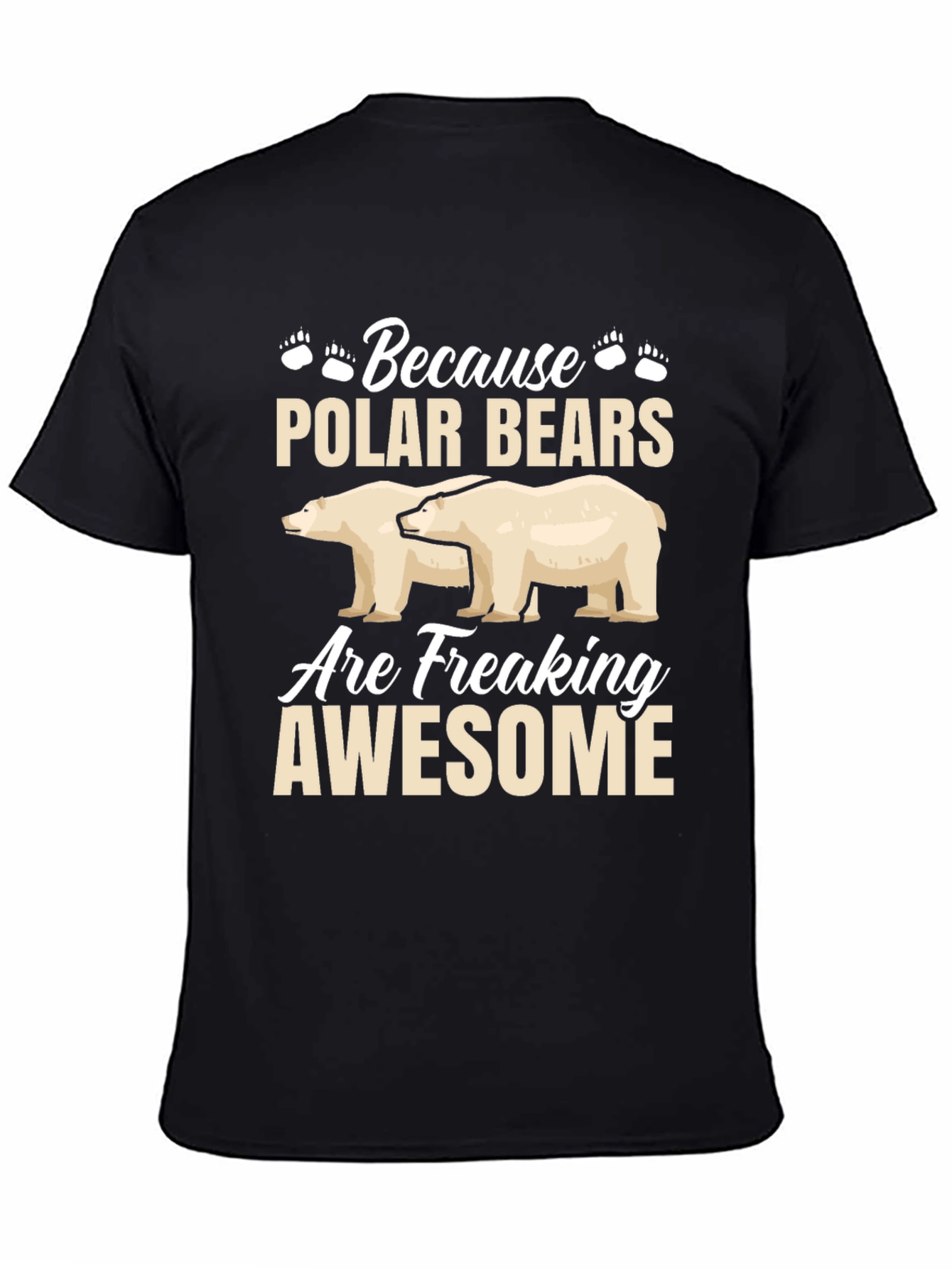 Polar Bear Awesome Graphic T-Shirt