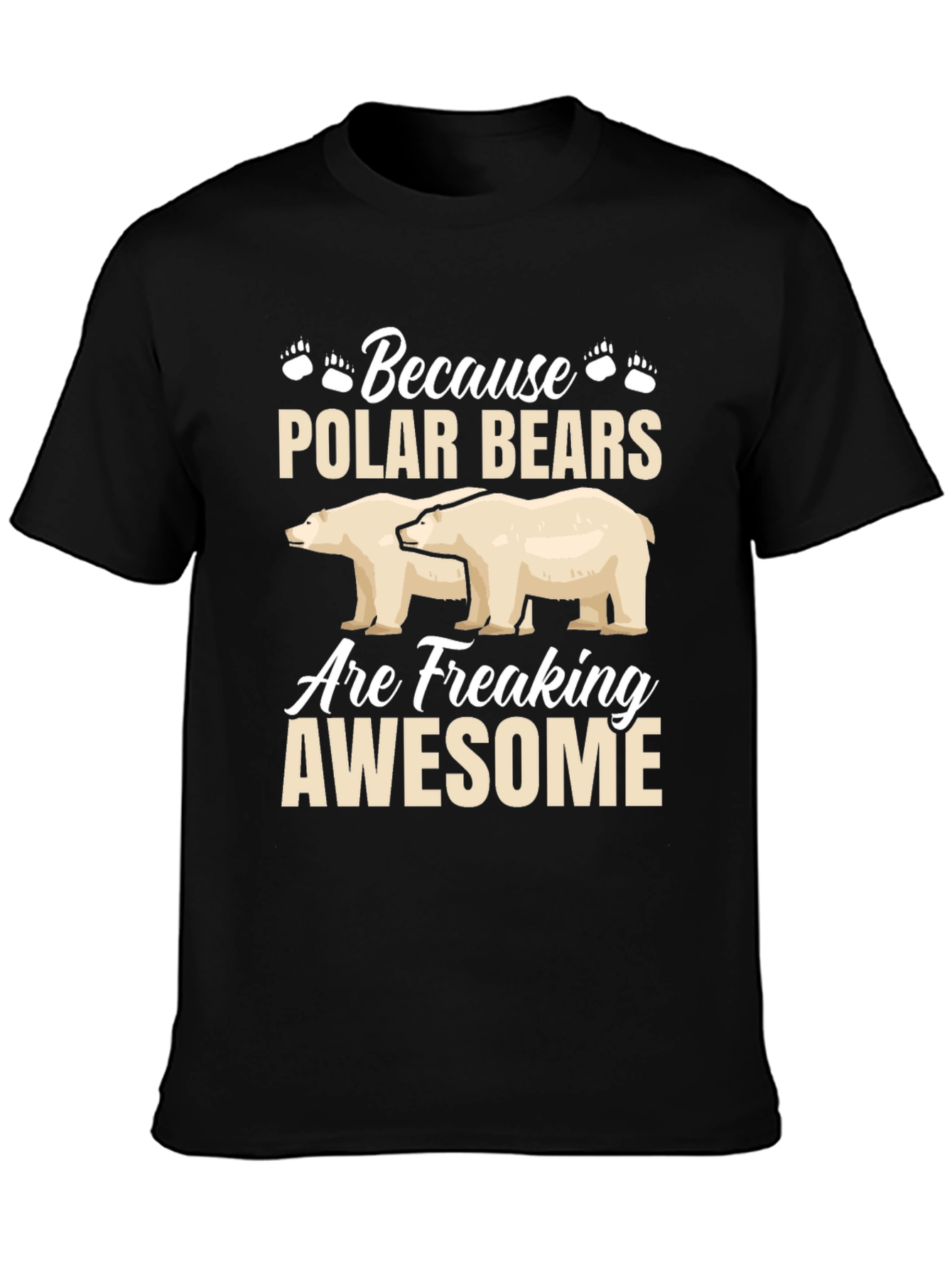 Polar Bear Awesome Graphic T-Shirt