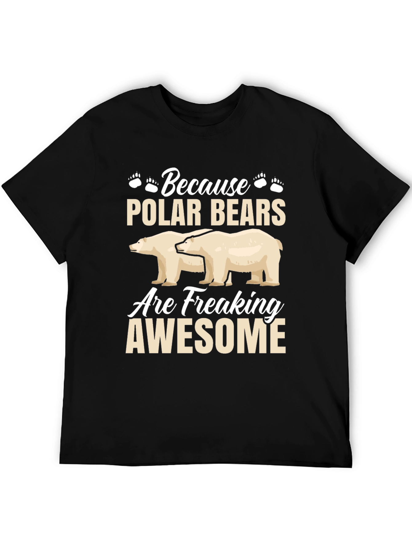Polar Bear Awesome Graphic T-Shirt