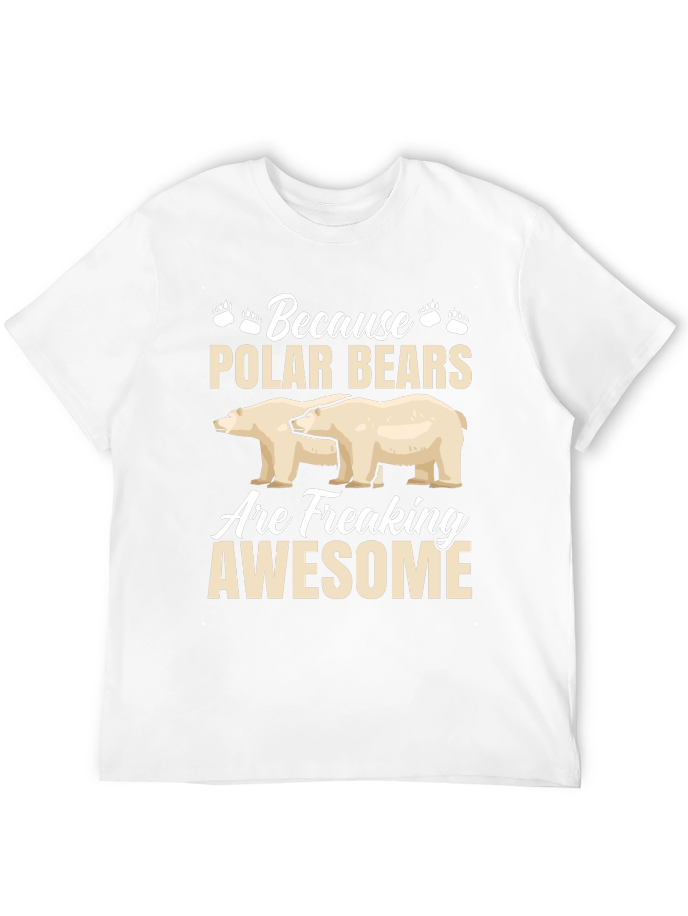 Polar Bear Awesome Graphic T-Shirt