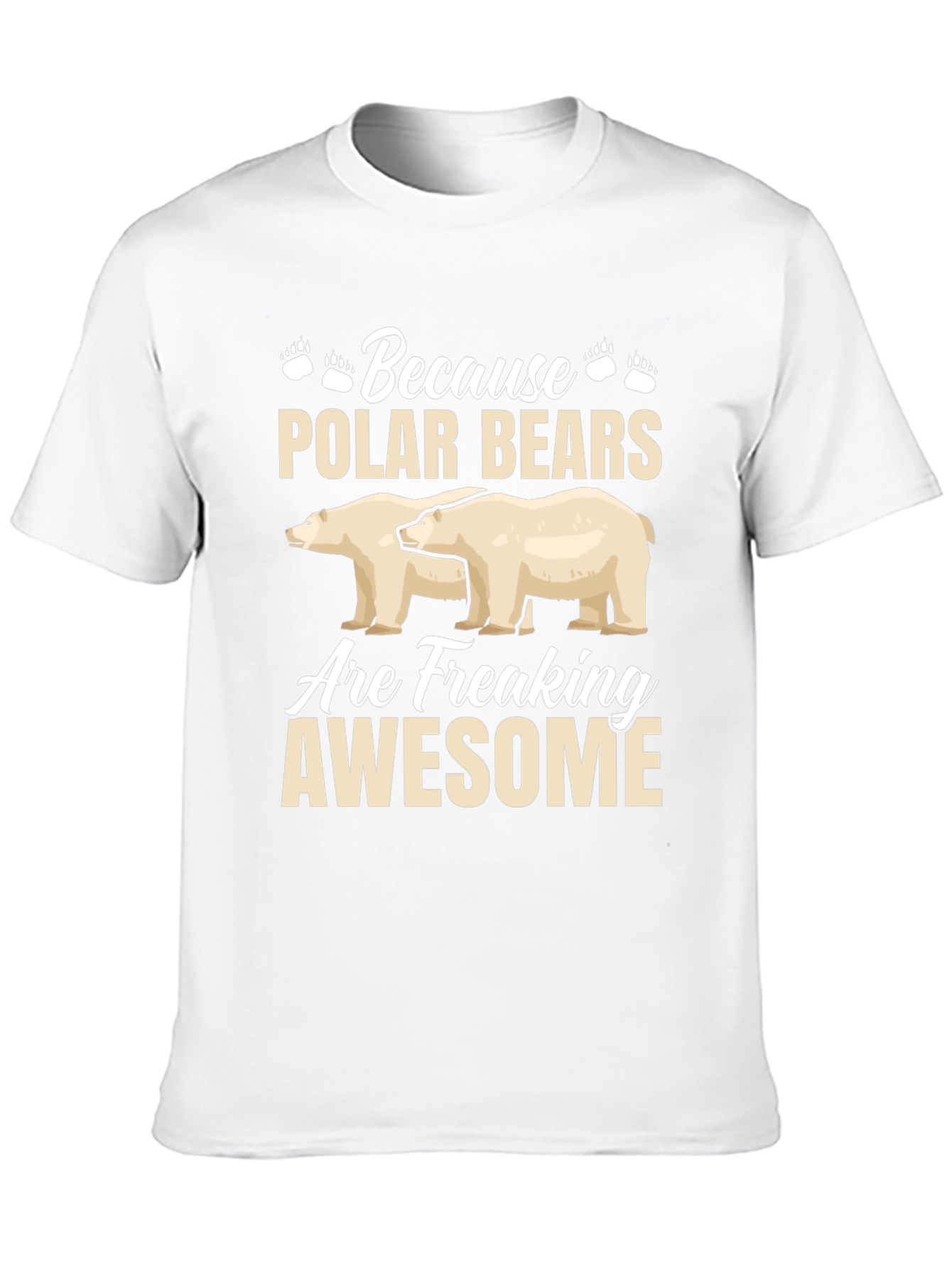 Polar Bear Awesome Graphic T-Shirt