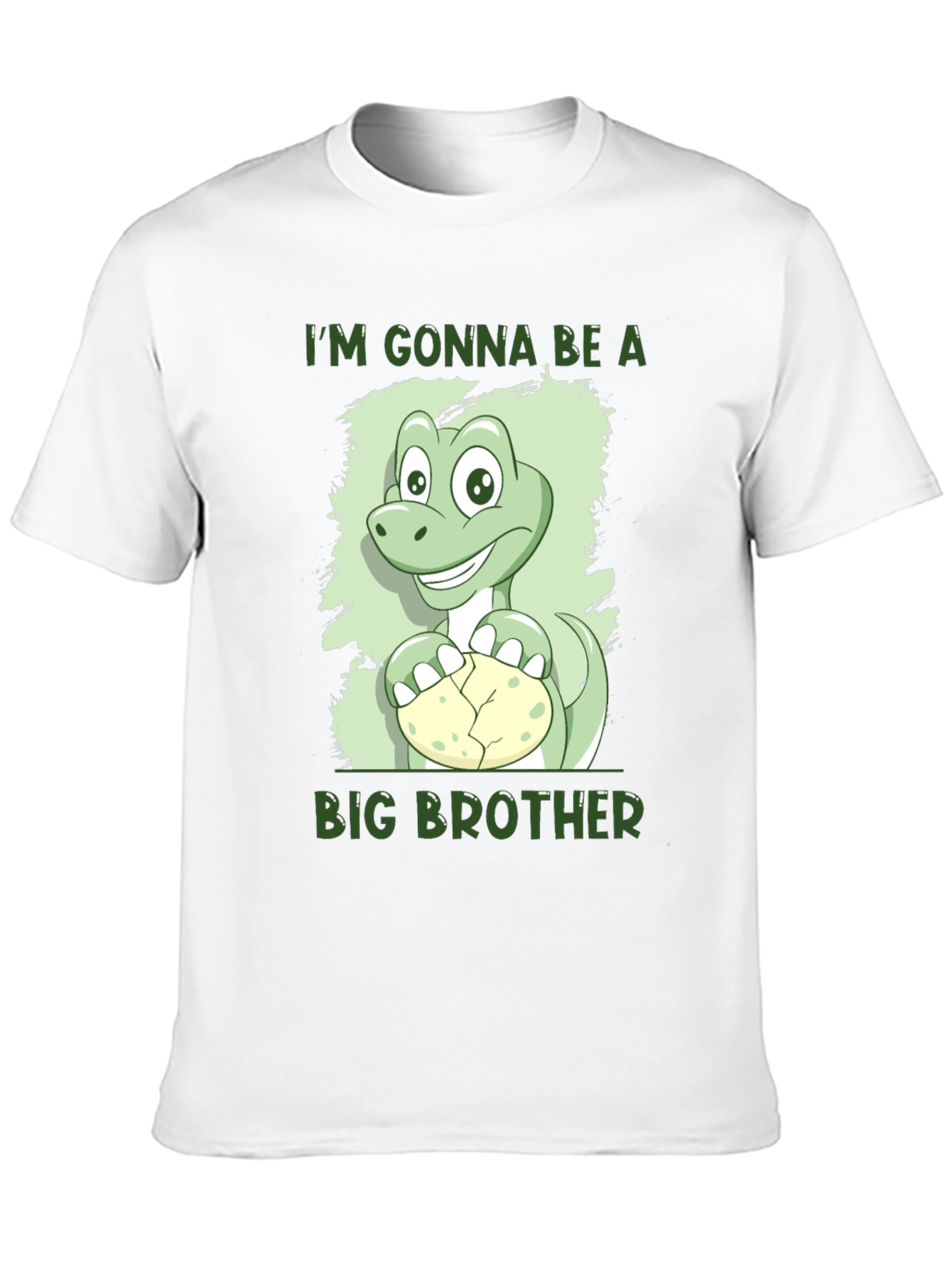Im Gonna Be A Big Brother Dinosaur Tee