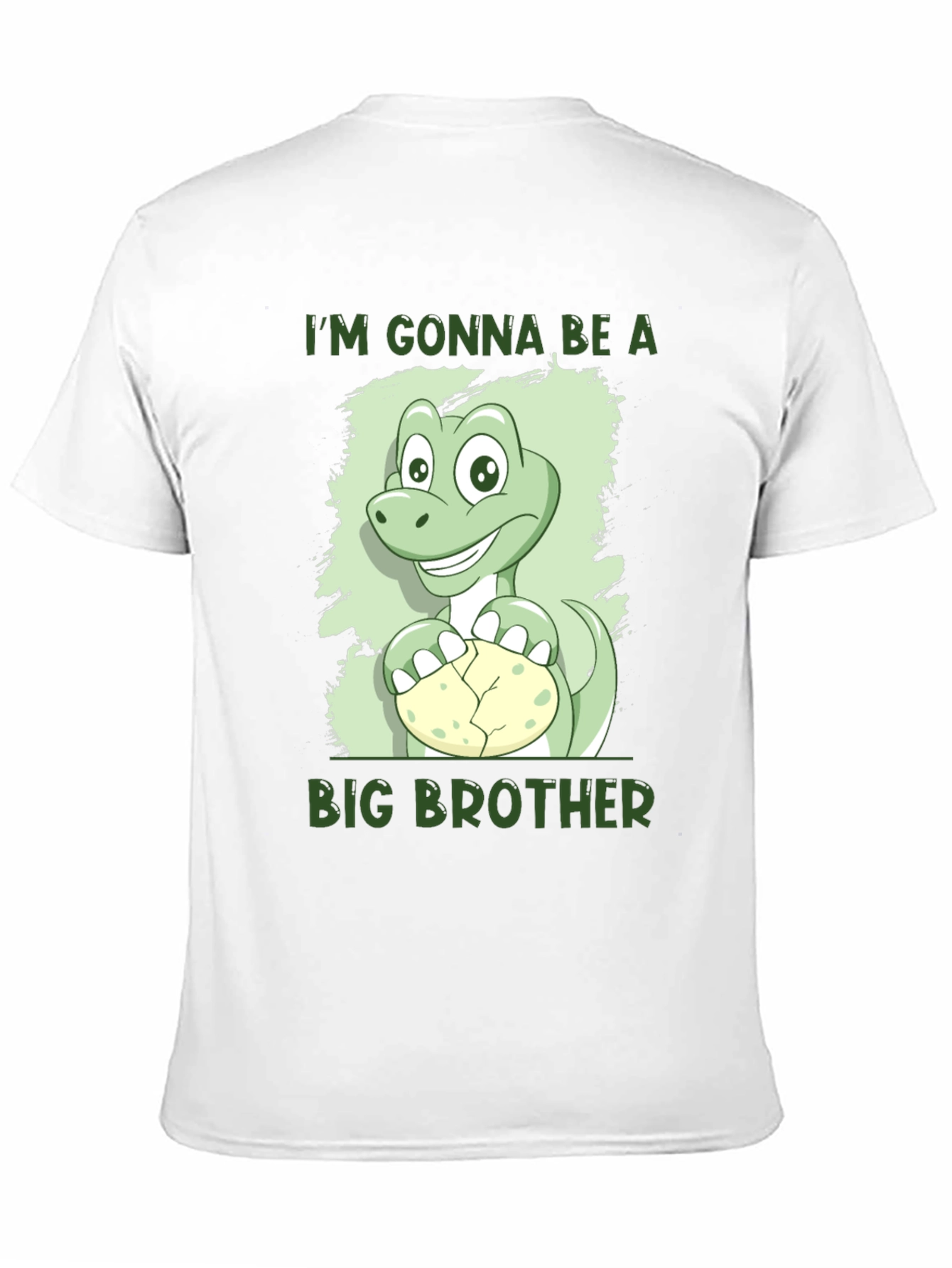 Im Gonna Be A Big Brother Dinosaur Tee
