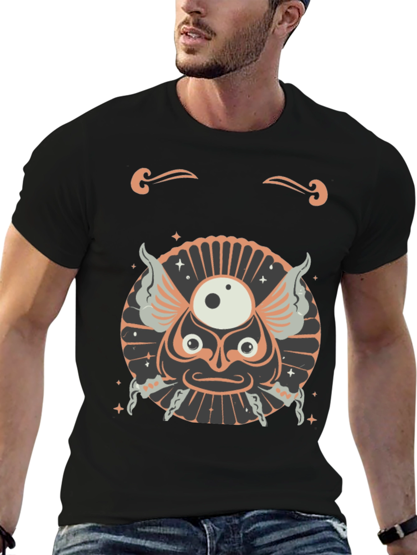 Mystic Eye Graphic Tee - Unique Design