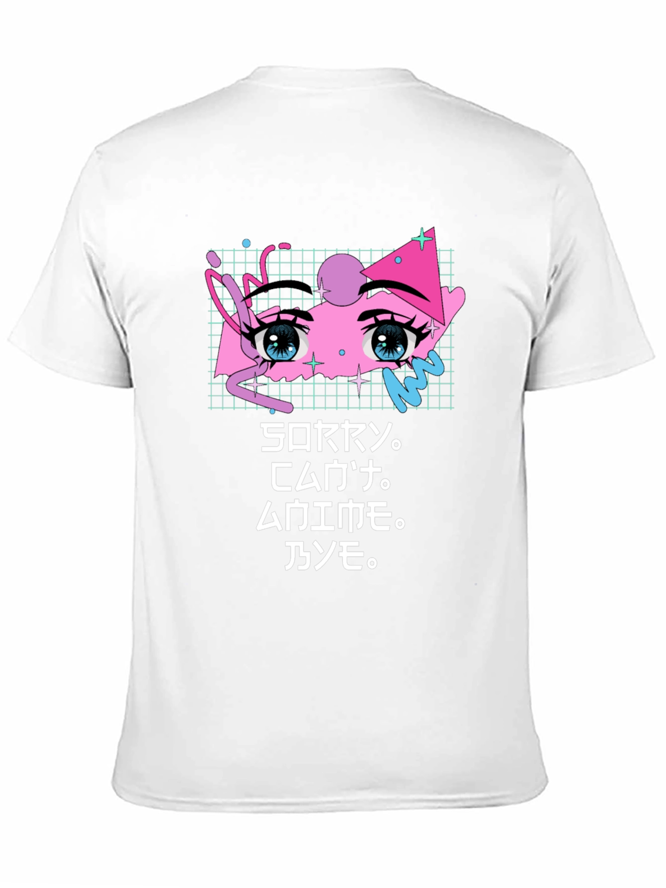 Sorry Anime Eyes Graphic Tee - Unique Streetwear
