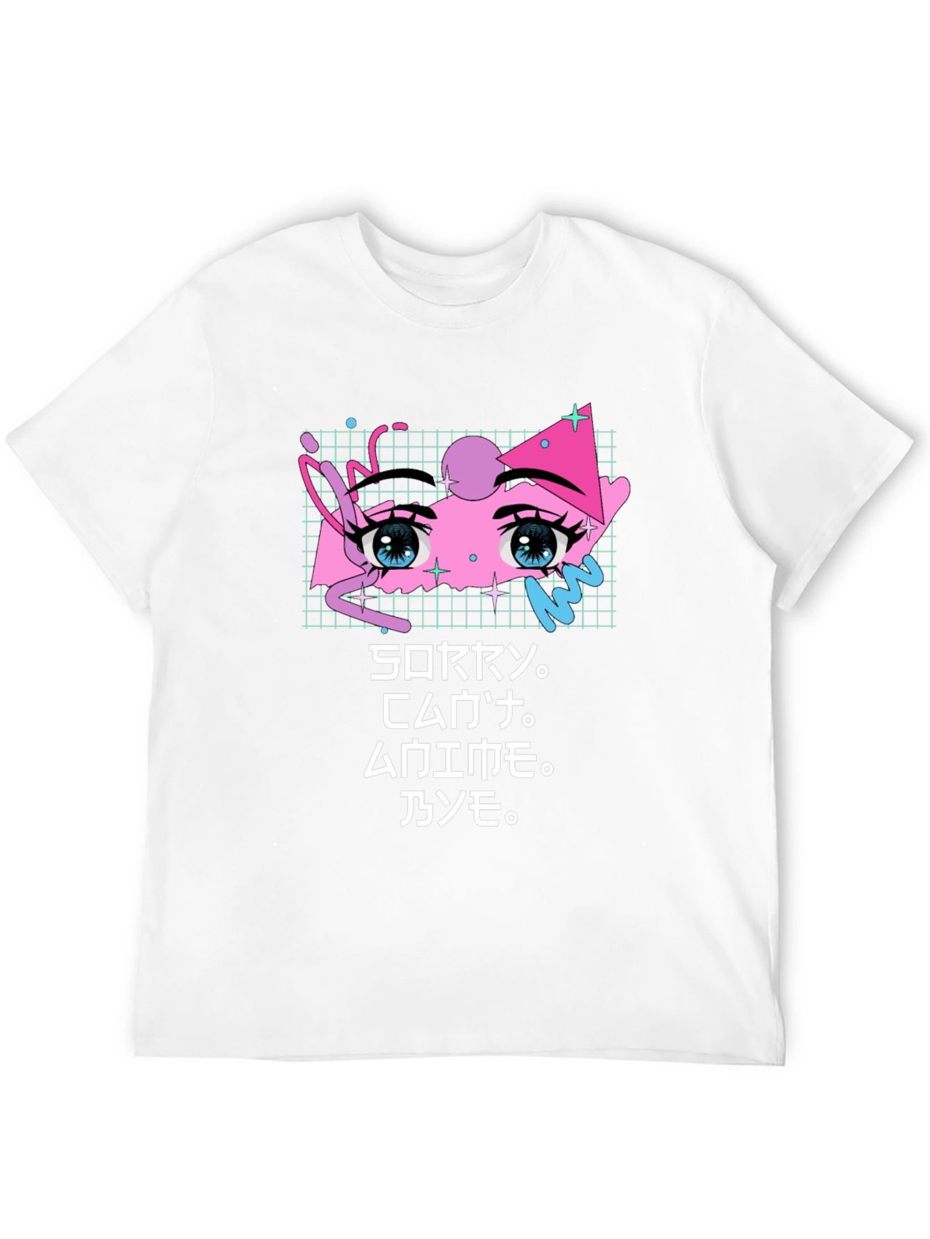 Sorry Anime Eyes Graphic Tee - Unique Streetwear