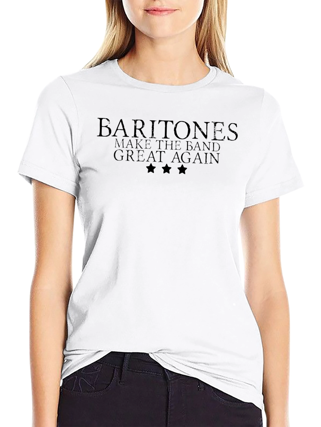 Baritones Make Band Great Again Black T-Shirt
