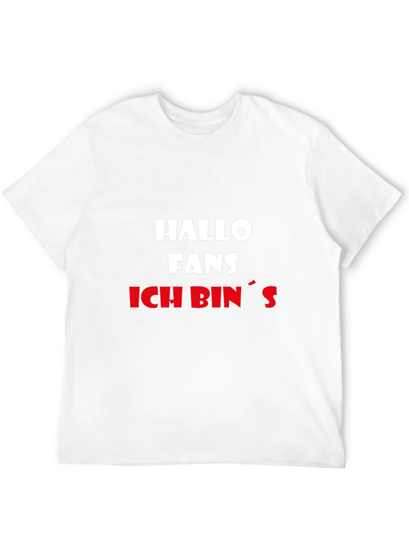 Hallo Fans T-Shirt - Mens Black Graphic Tee