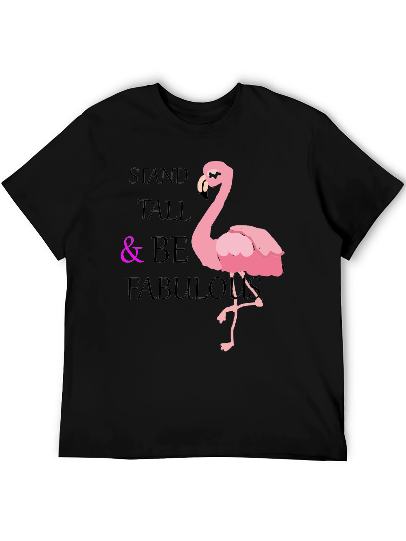 Stand Tall Flamingo Graphic Tee