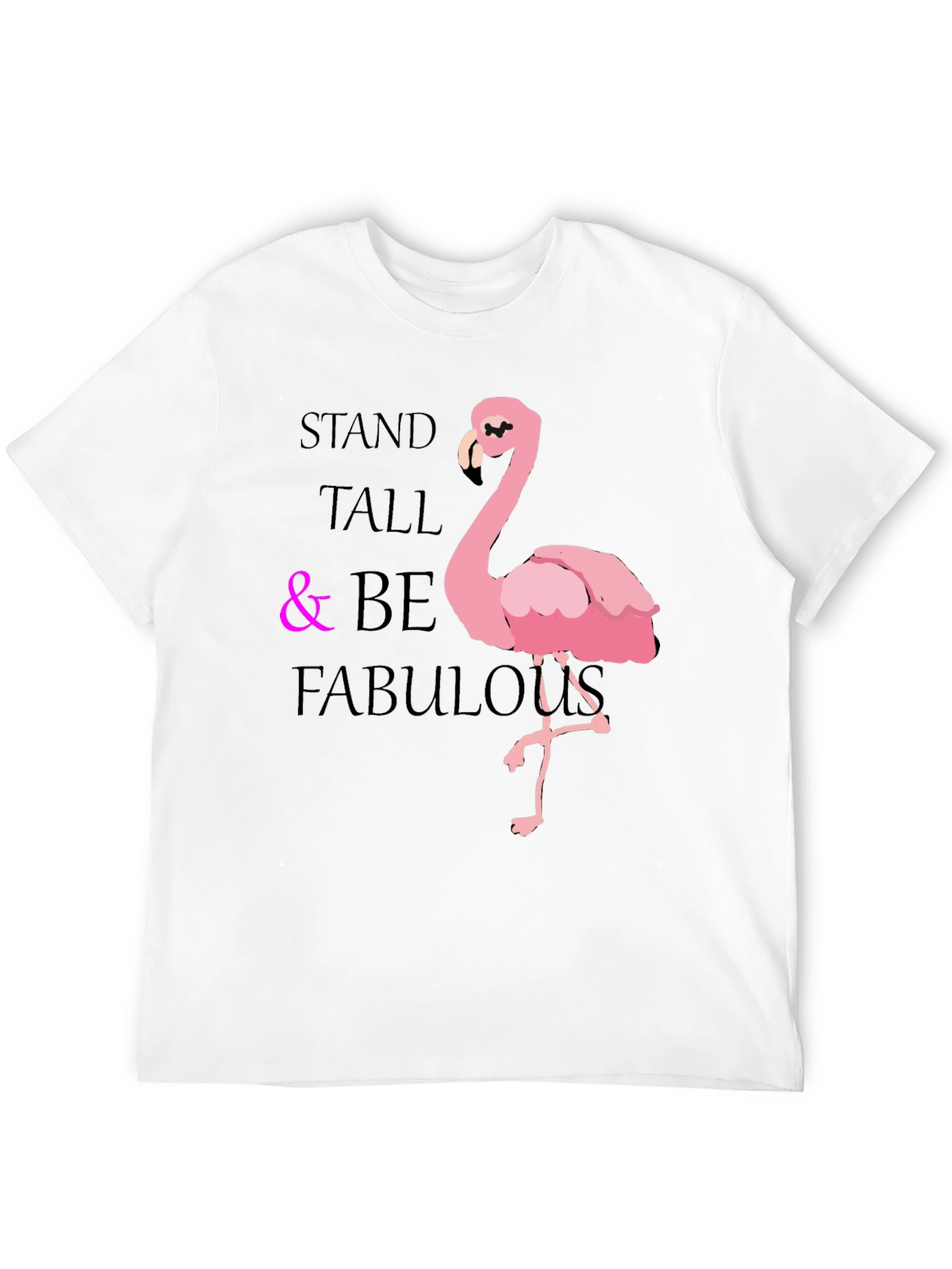 Stand Tall Flamingo Graphic Tee