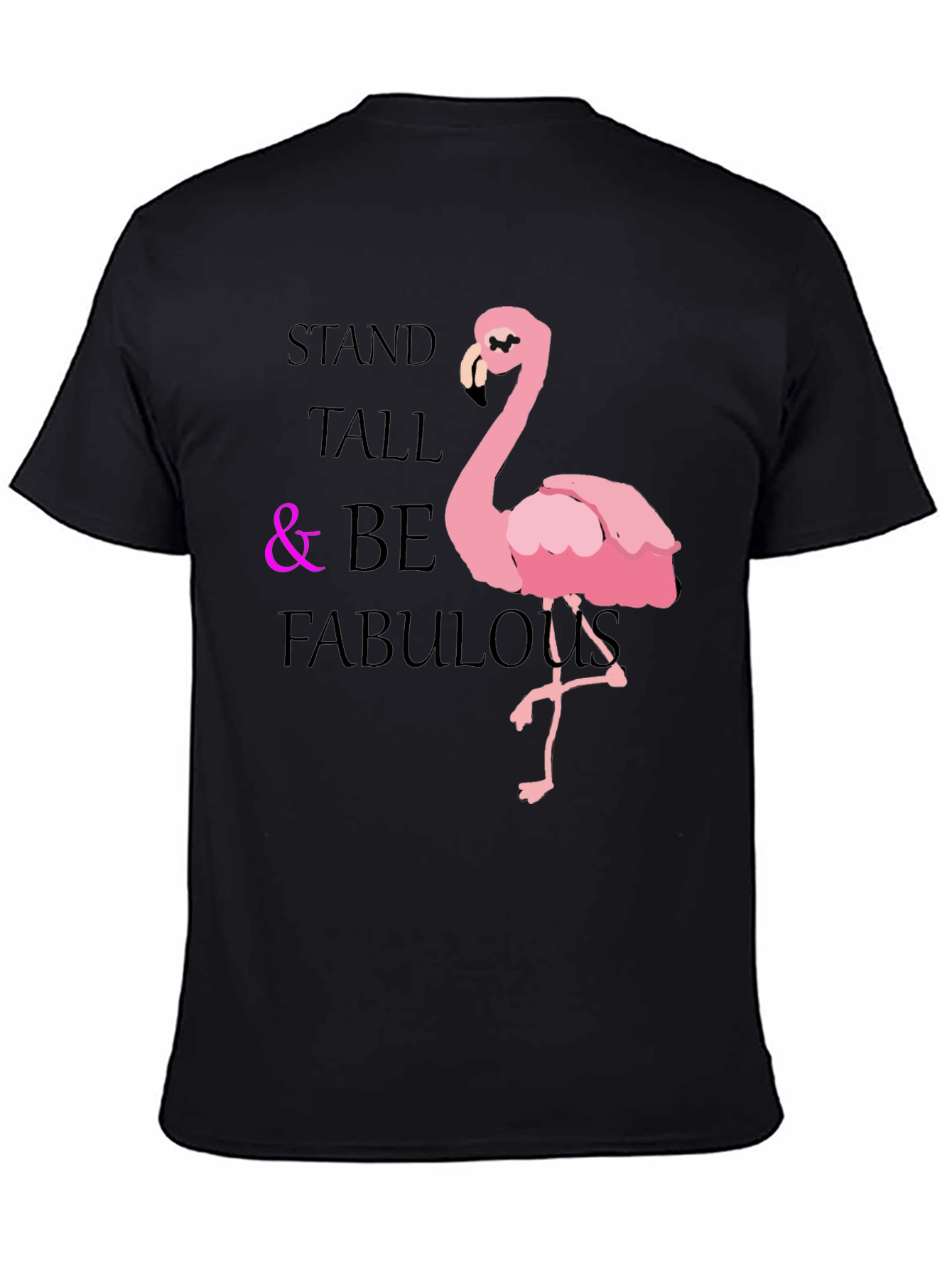 Stand Tall Flamingo Graphic Tee