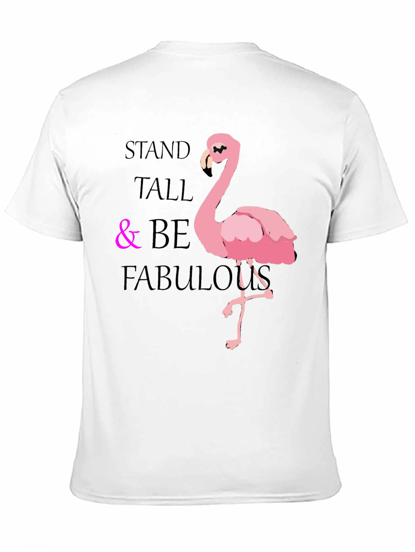 Stand Tall Flamingo Graphic Tee