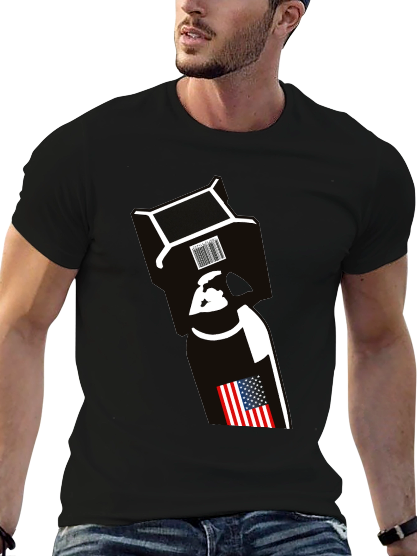 USA Bomb Graphic T-Shirt - Patriotic Style