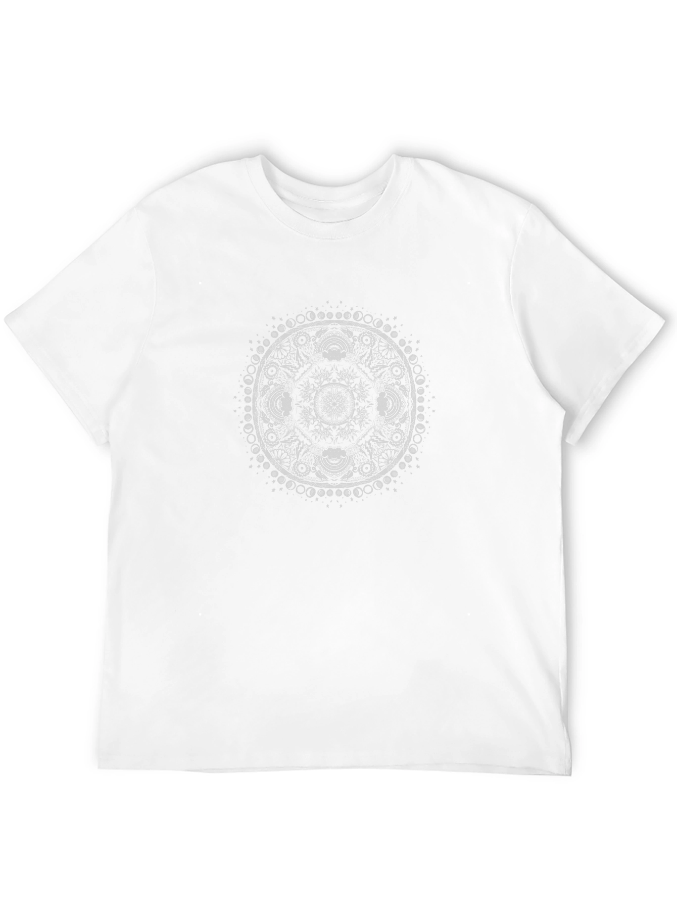 Mystic Mandala Graphic T-Shirt - Black Cotton Tee