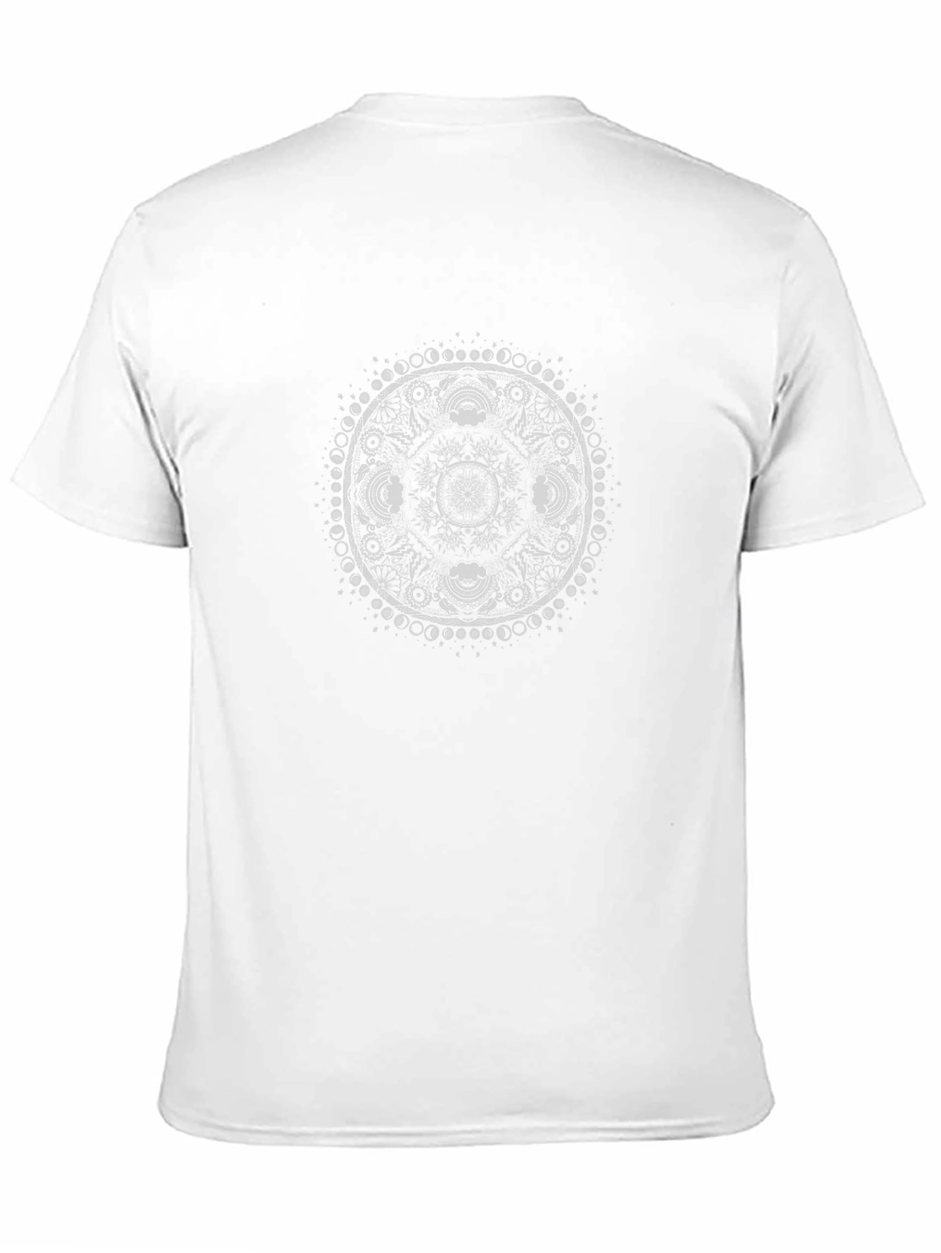 Mystic Mandala Graphic T-Shirt - Black Cotton Tee