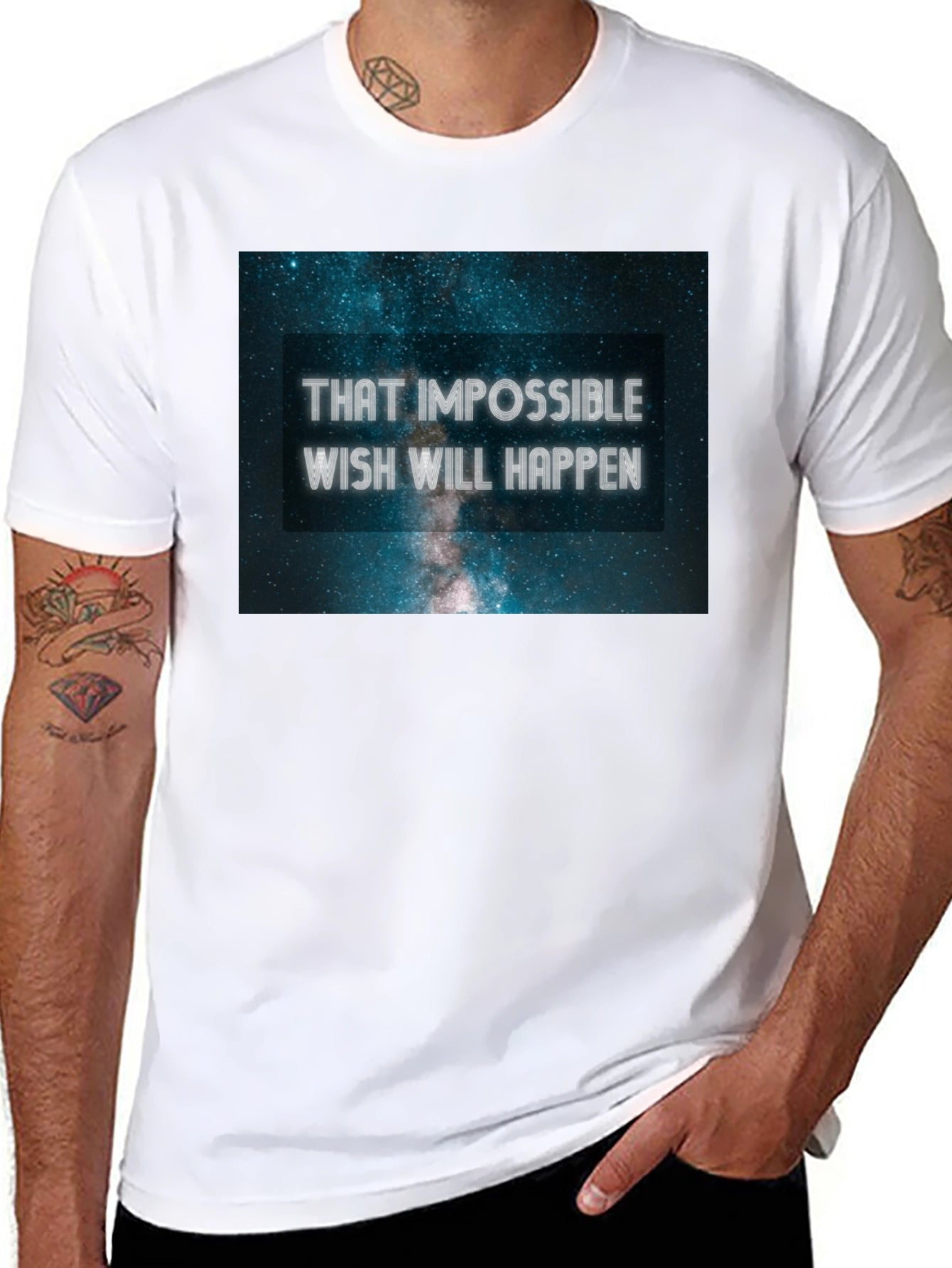 Impossible Wish Tee - Galaxy Dream