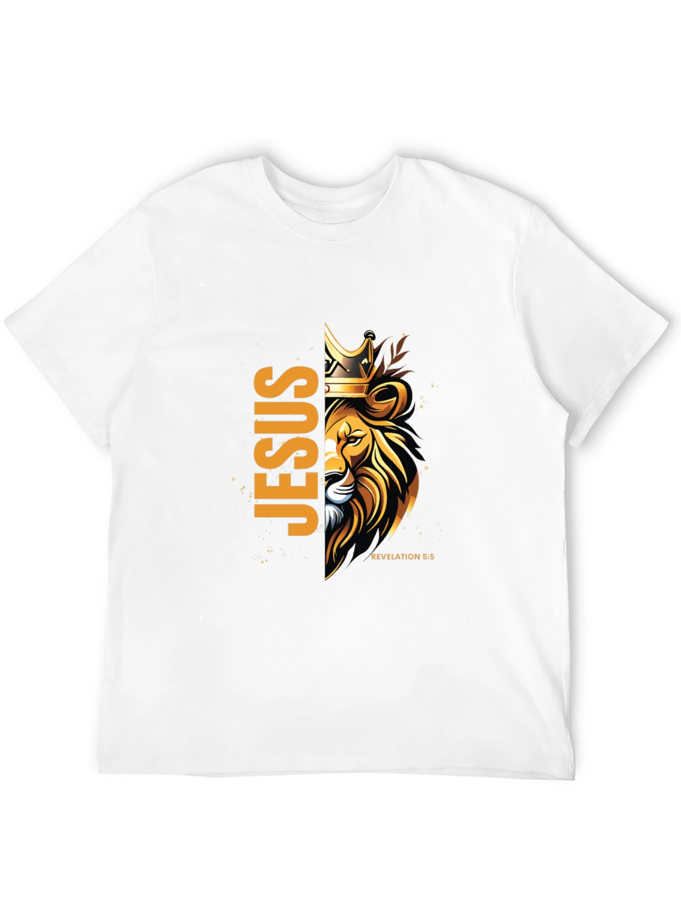 Jesus Lion Crown Graphic Tee