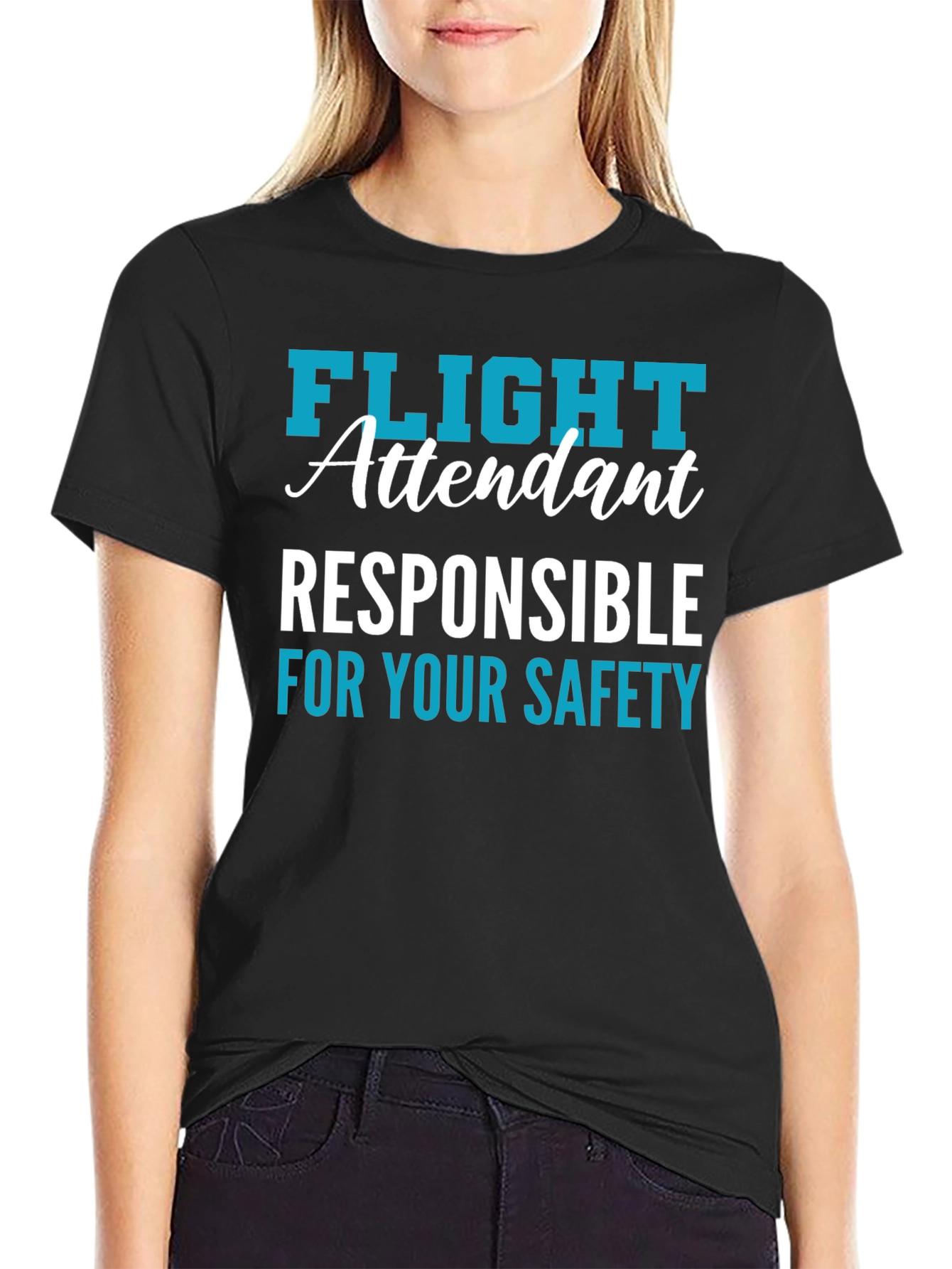 Flight Attendant Safety Responsibility T-Shirt