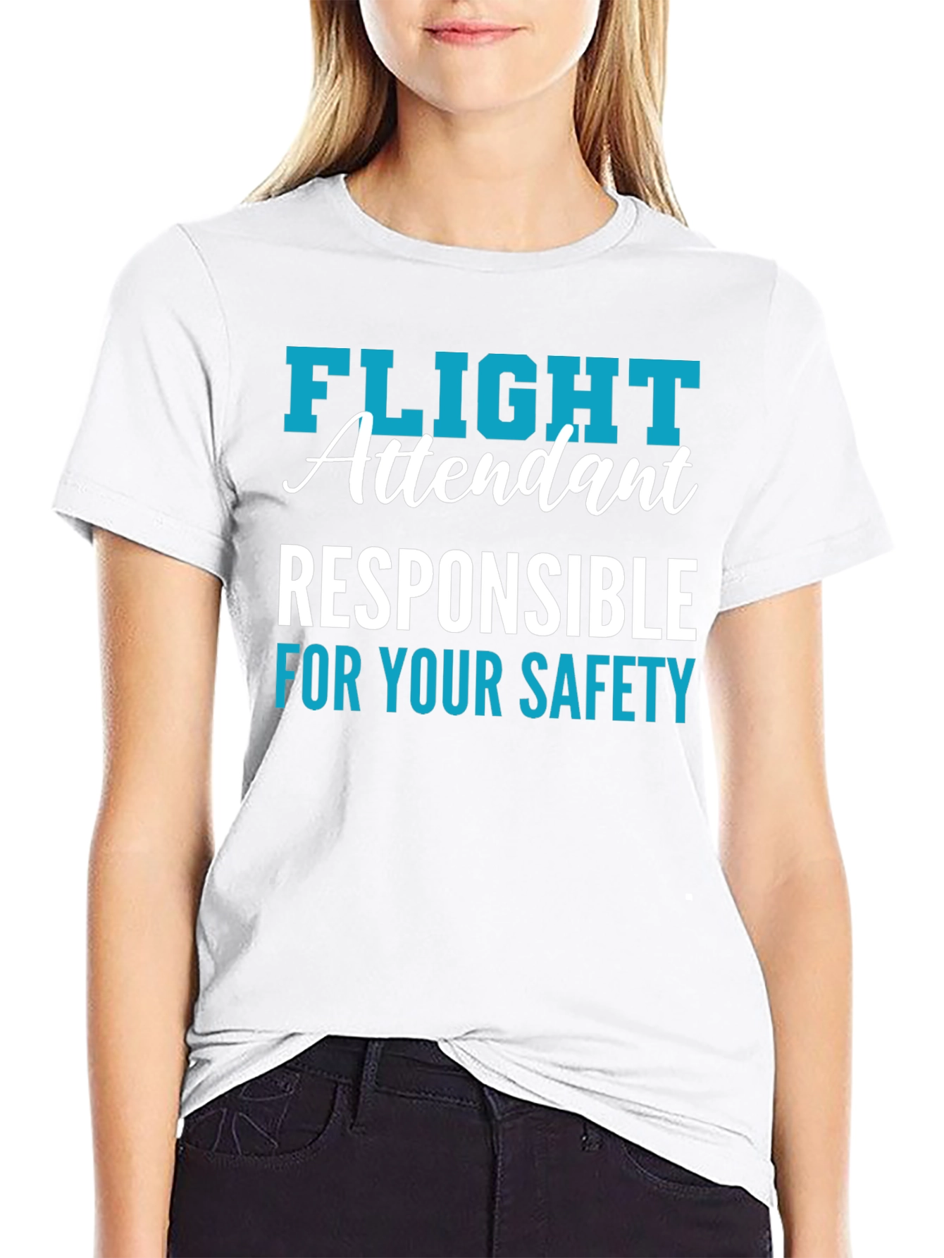 Flight Attendant Safety Responsibility T-Shirt