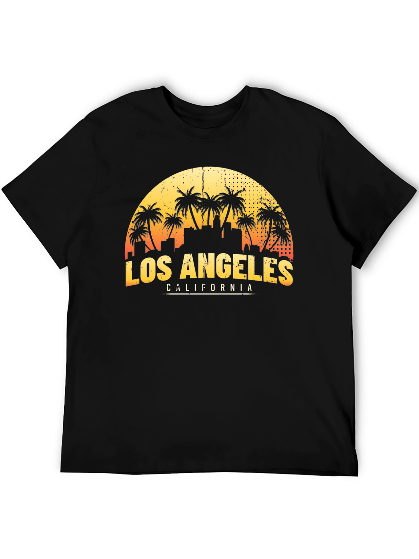 Los Angeles California Palm Tree Graphic T-Shirt