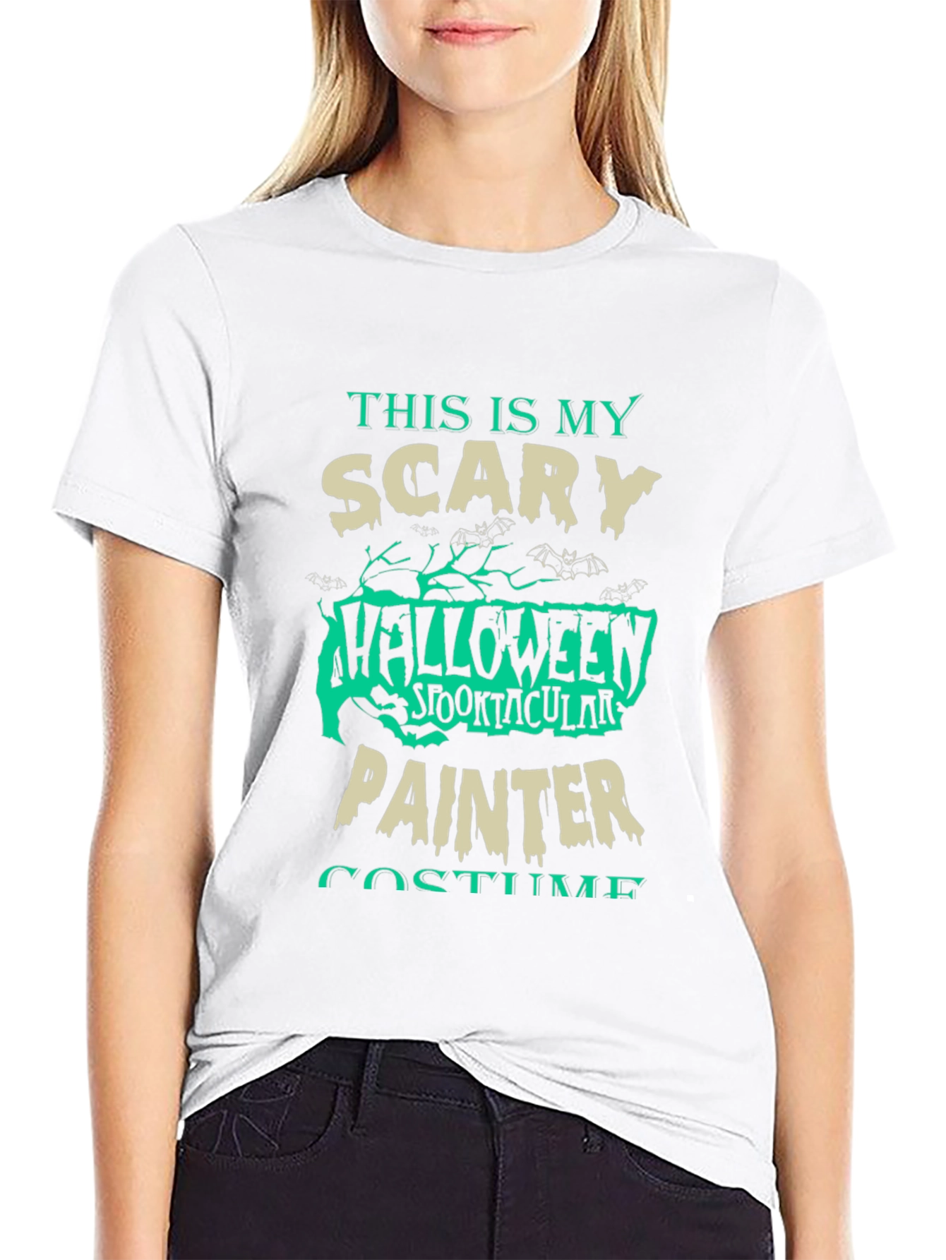 Scary Halloween Painter Costume T-Shirt