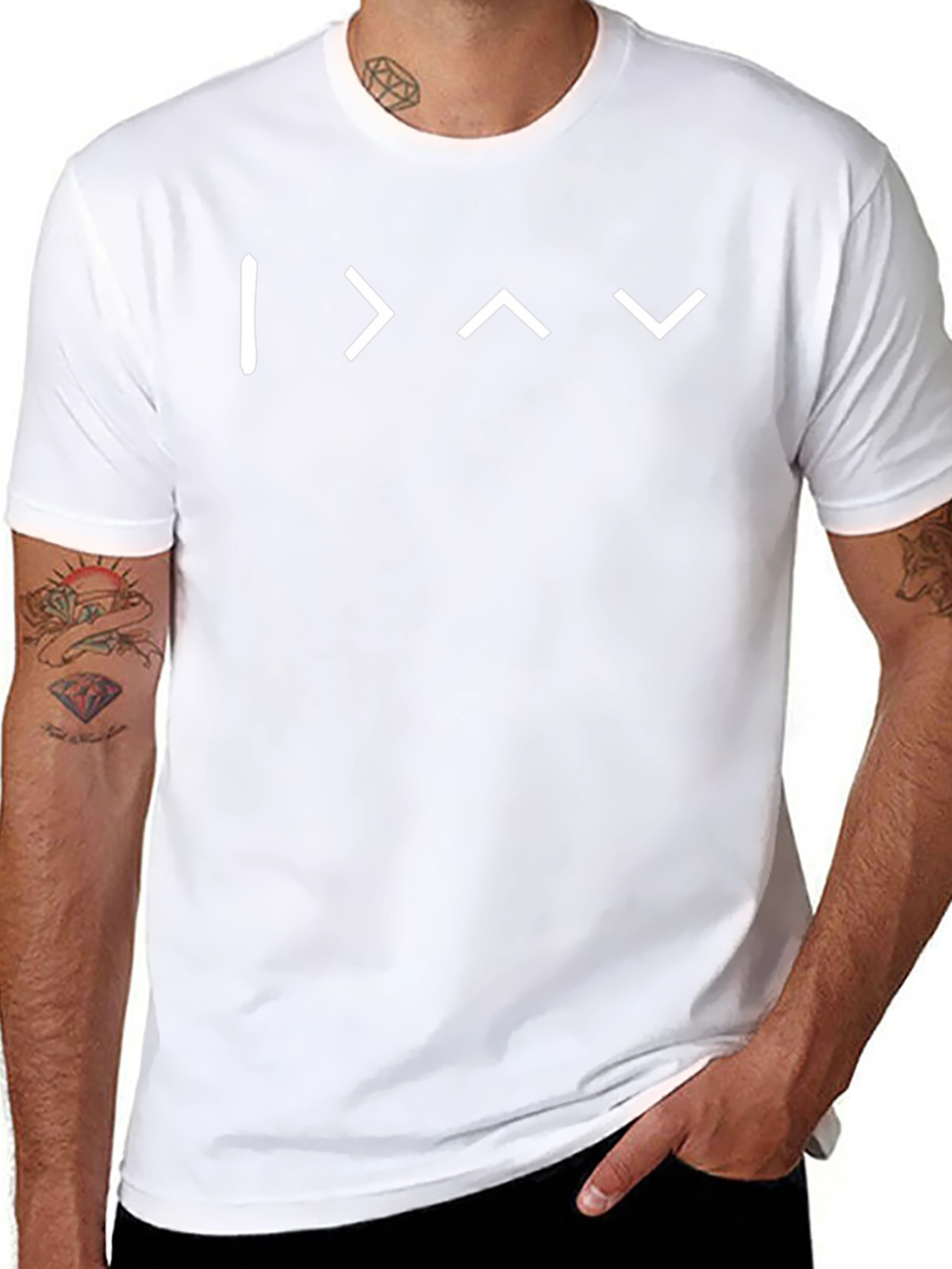 Black T-Shirt with Programming Symbols