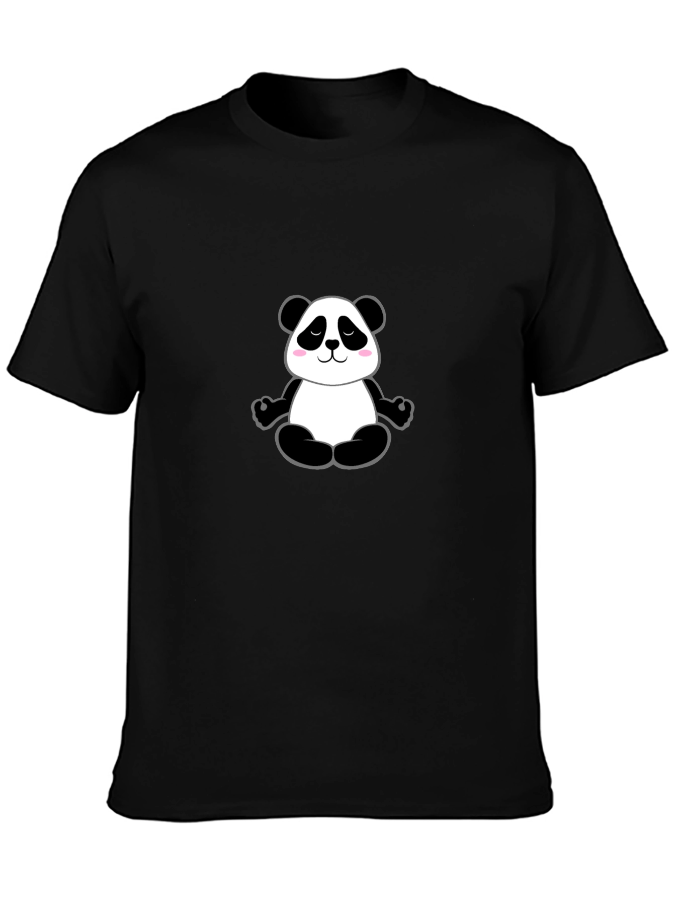 Yoga Panda Graphic Tee - Black T-Shirt