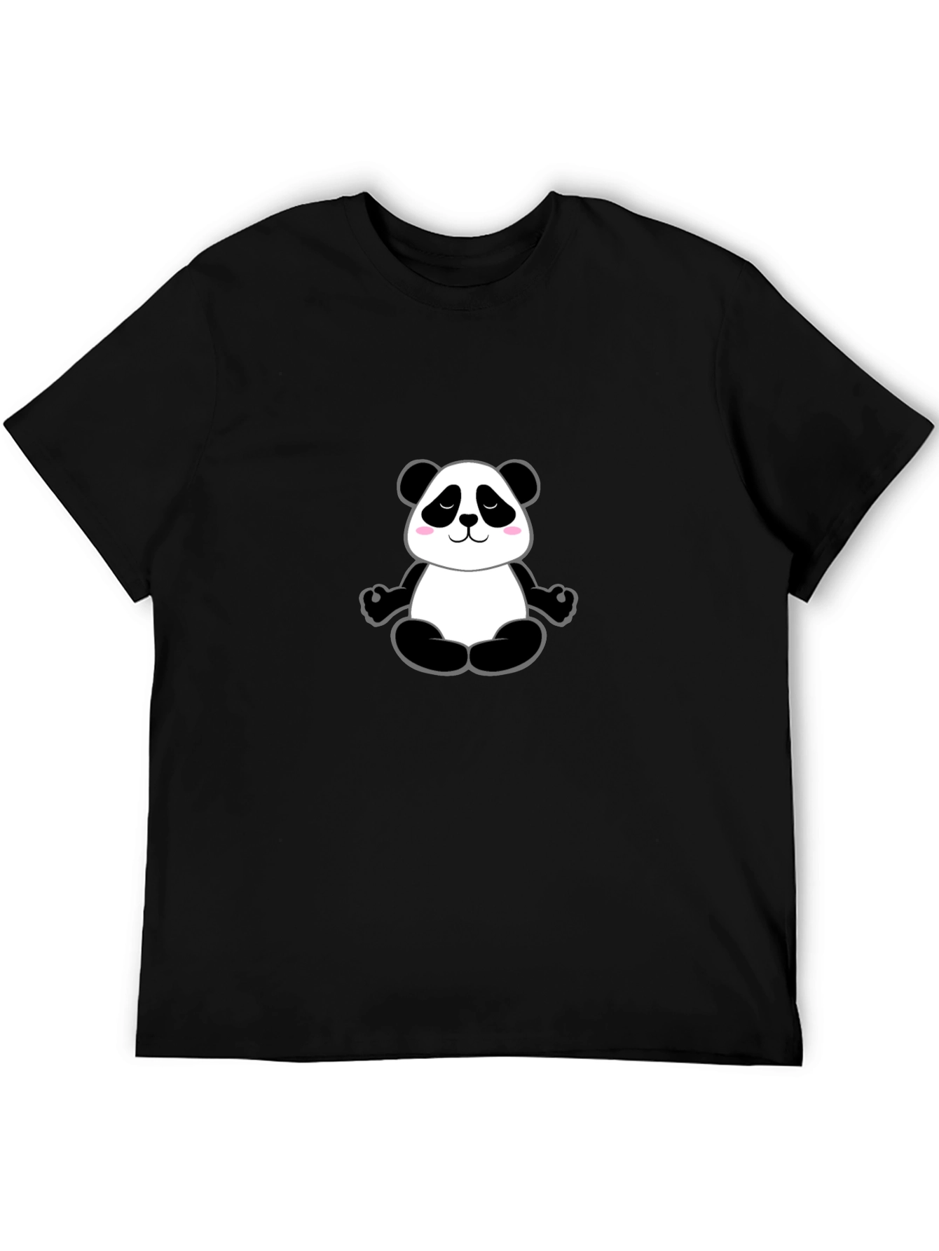 Yoga Panda Graphic Tee - Black T-Shirt