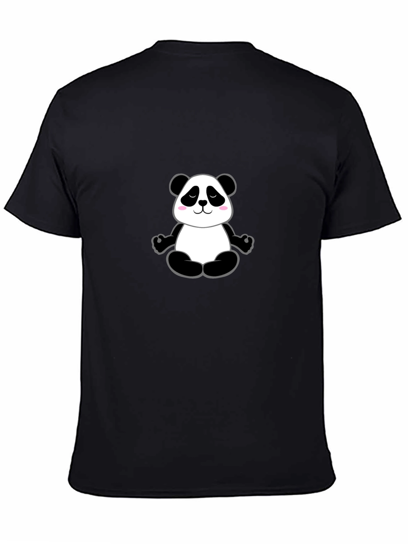 Yoga Panda Graphic Tee - Black T-Shirt