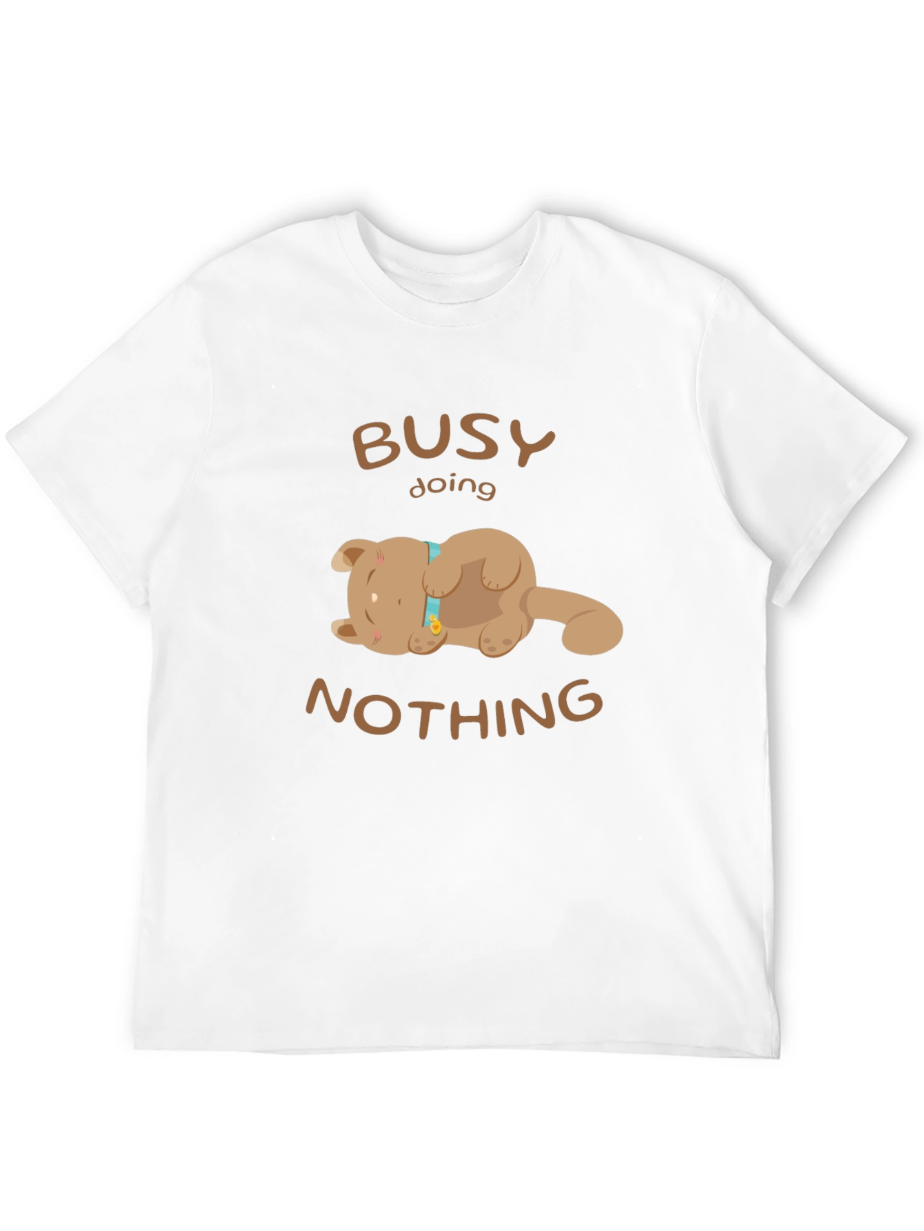 Busy Doing Nothing Graphic T-Shirt