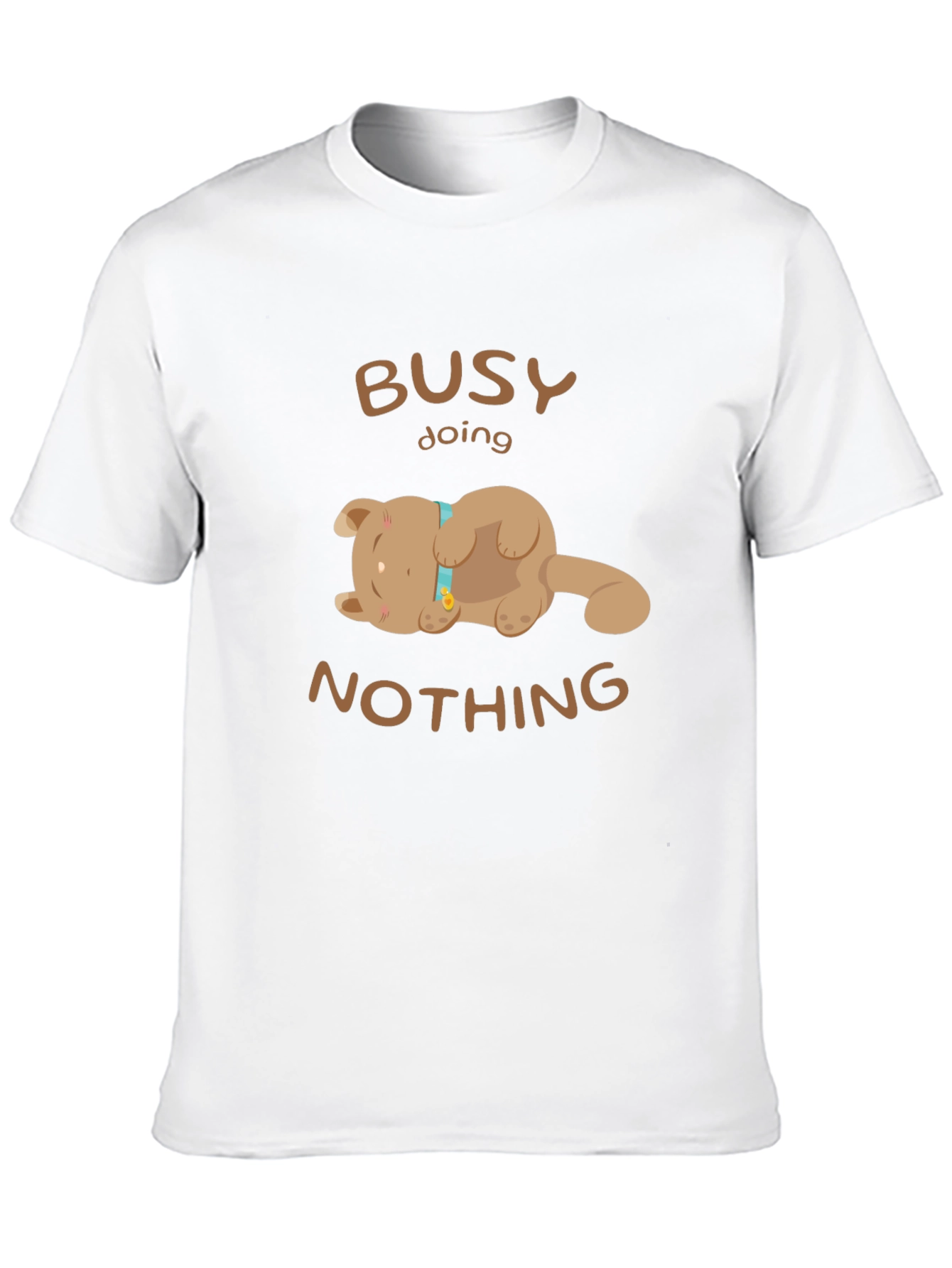 Busy Doing Nothing Graphic T-Shirt