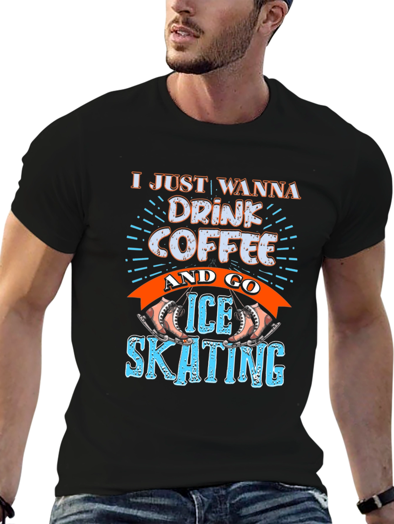 Coffee & Ice Skating Graphic Tee
