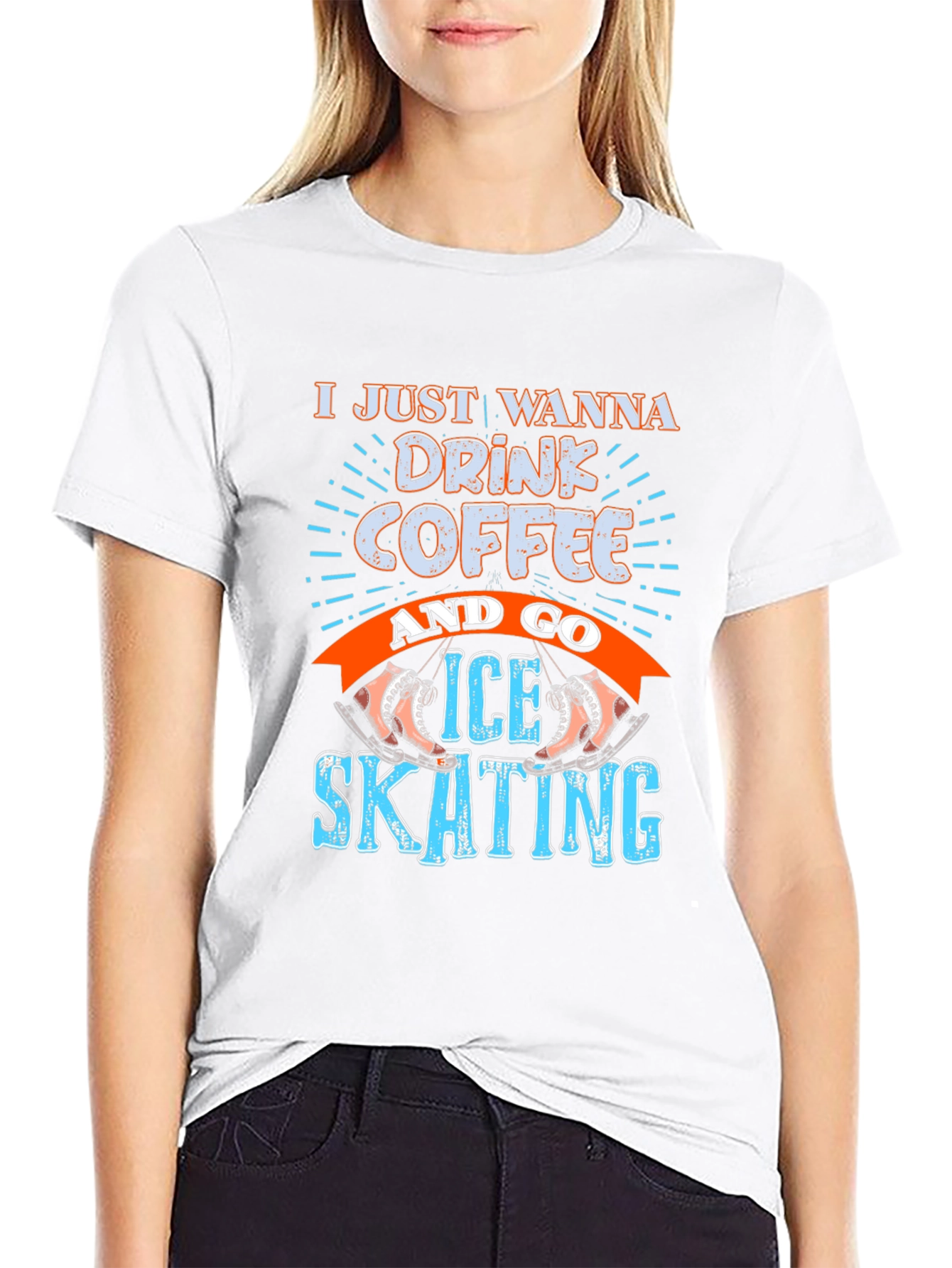 Coffee & Ice Skating Graphic Tee
