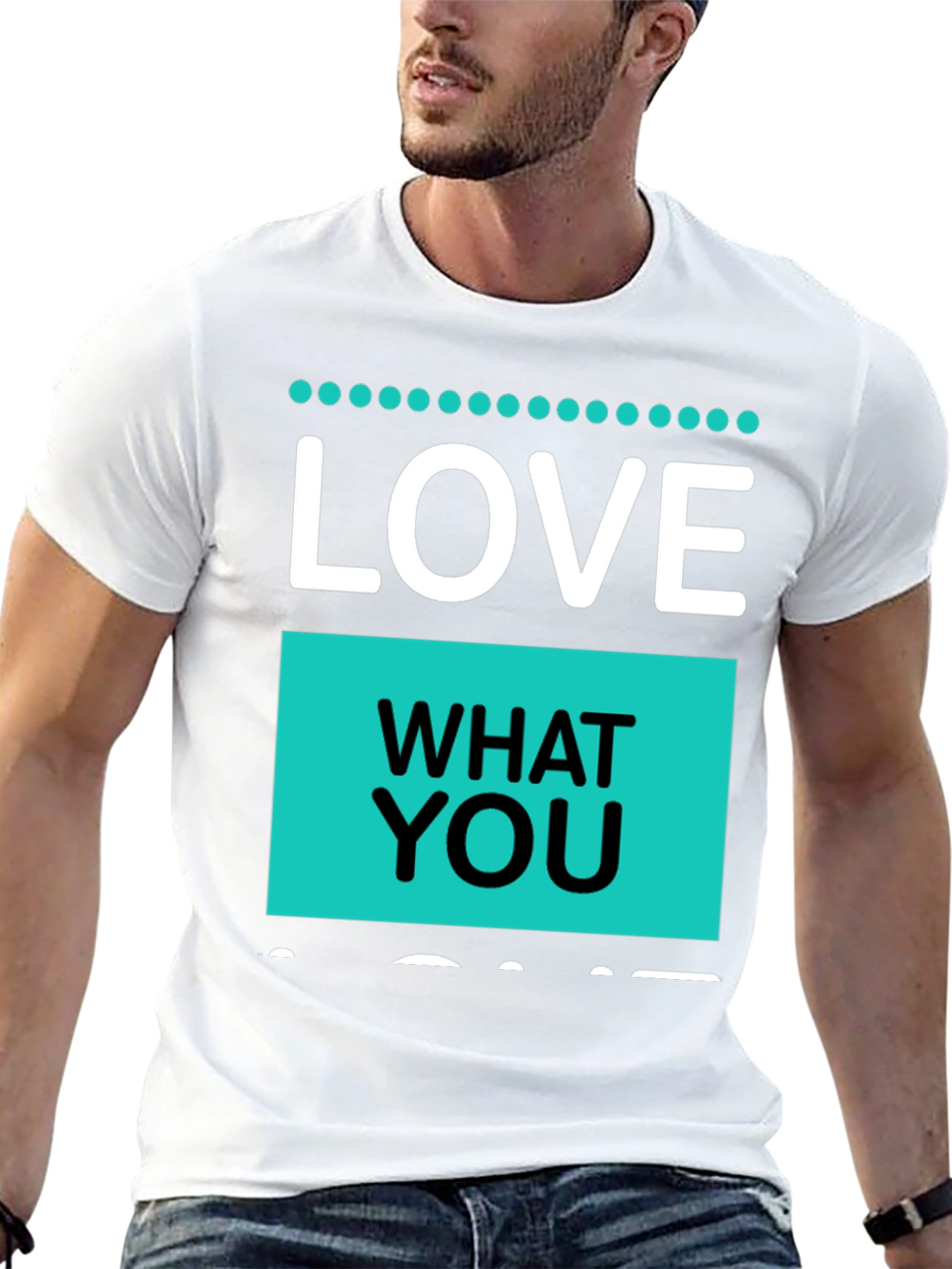 Love What You Do T-Shirt - Black Cotton Blend
