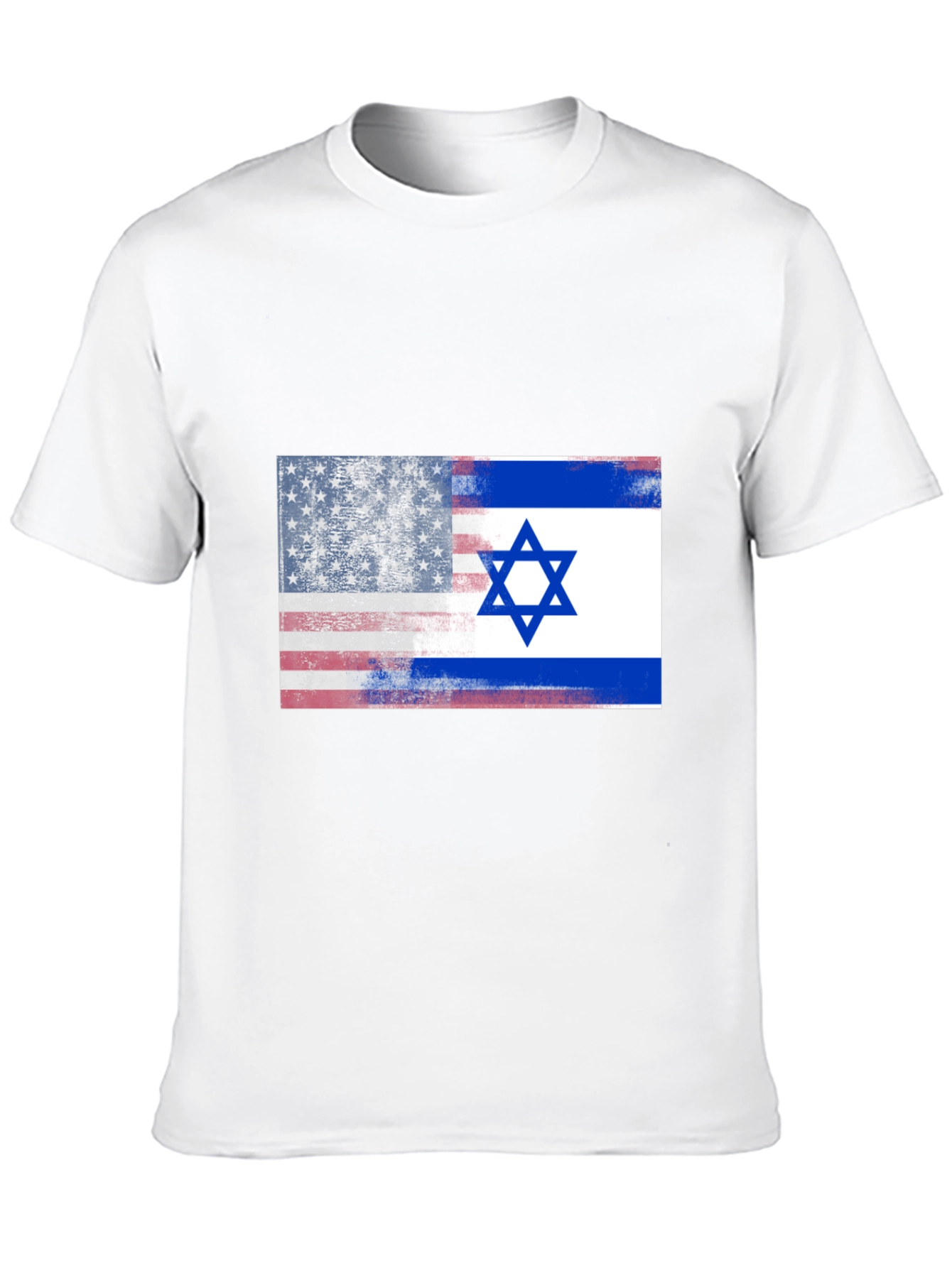 USA & Israel Flag Graphic T-Shirt