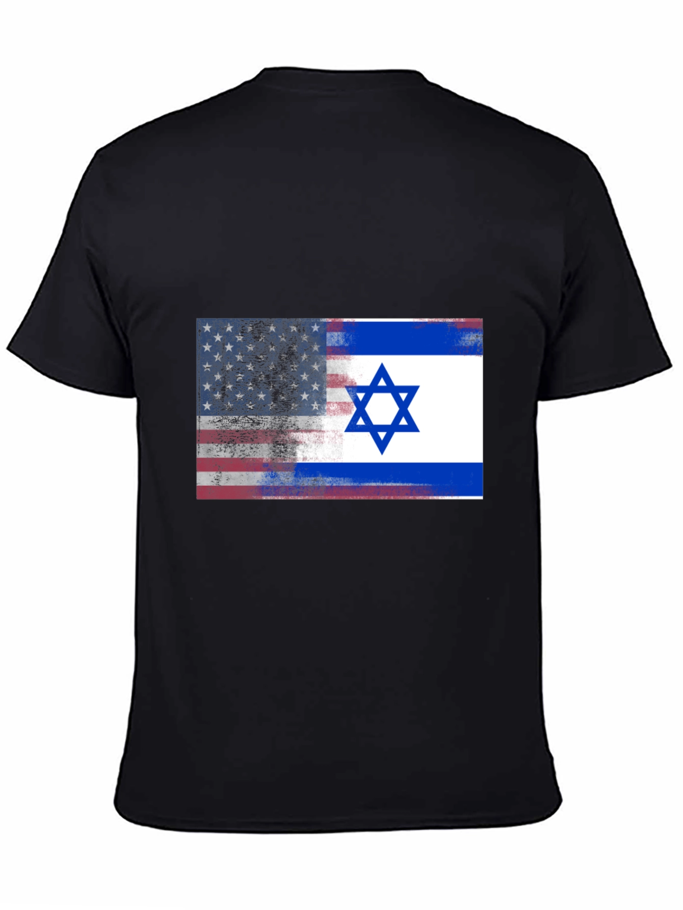 USA & Israel Flag Graphic T-Shirt